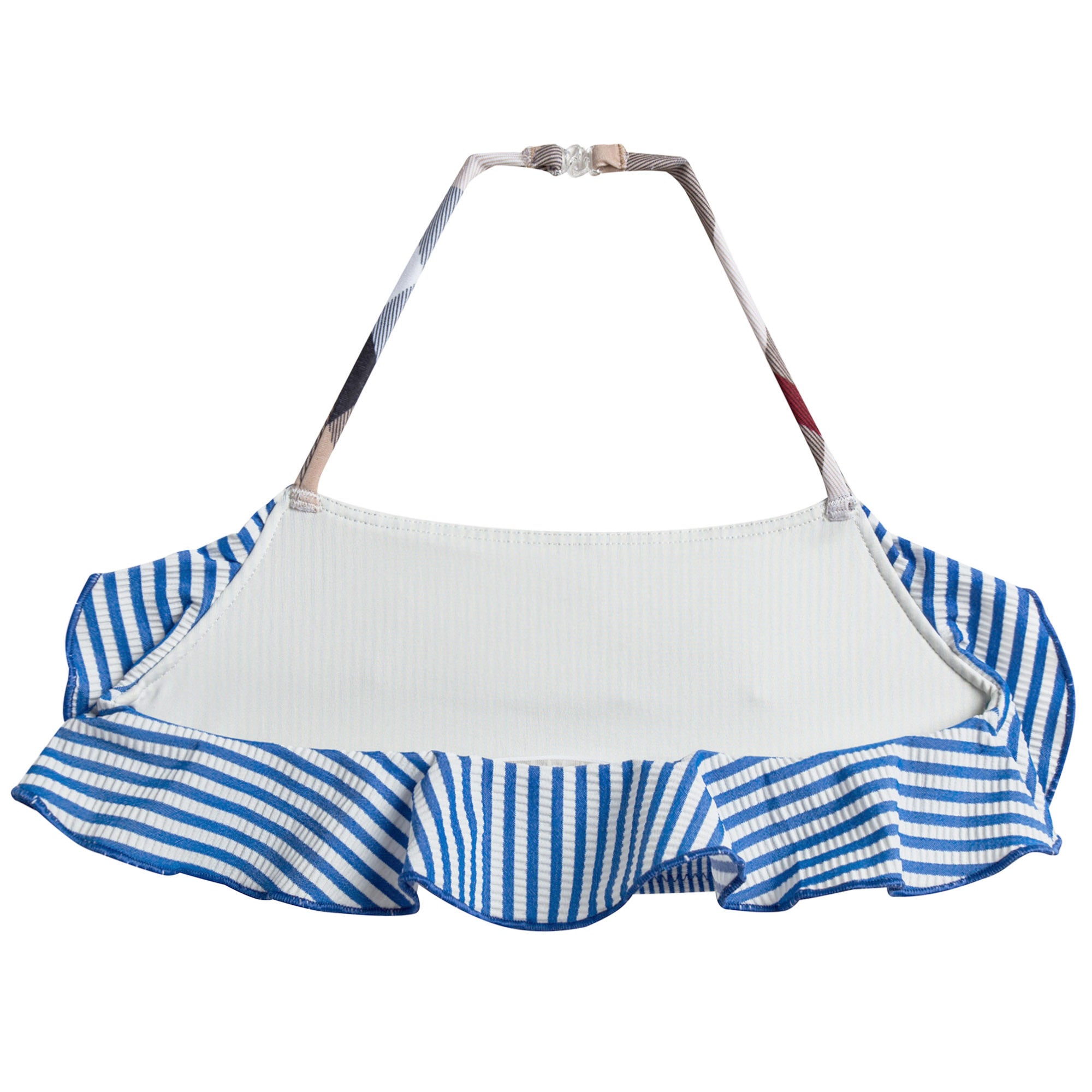 Girls Blue Striped Bikini