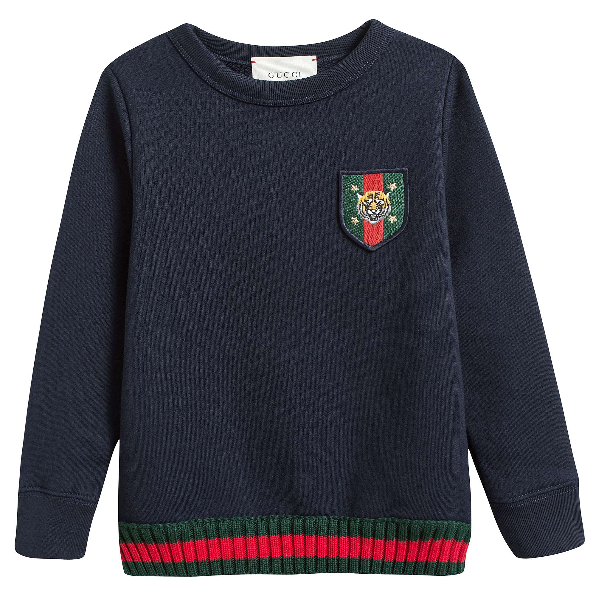Boys Blue Sweatshirt With Web