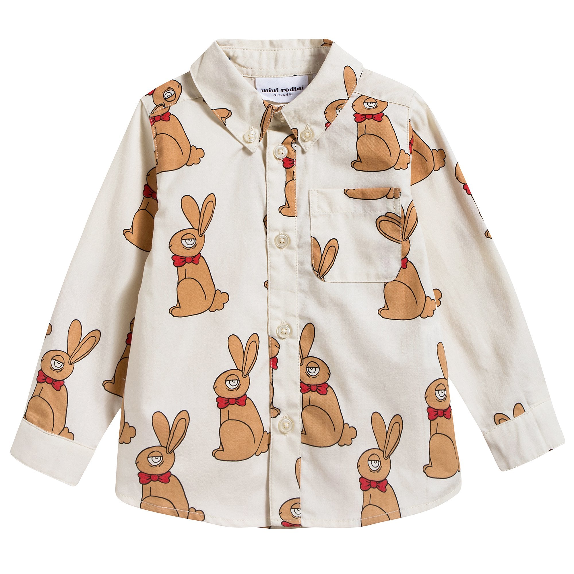 Boys Beige Cotton Shirt