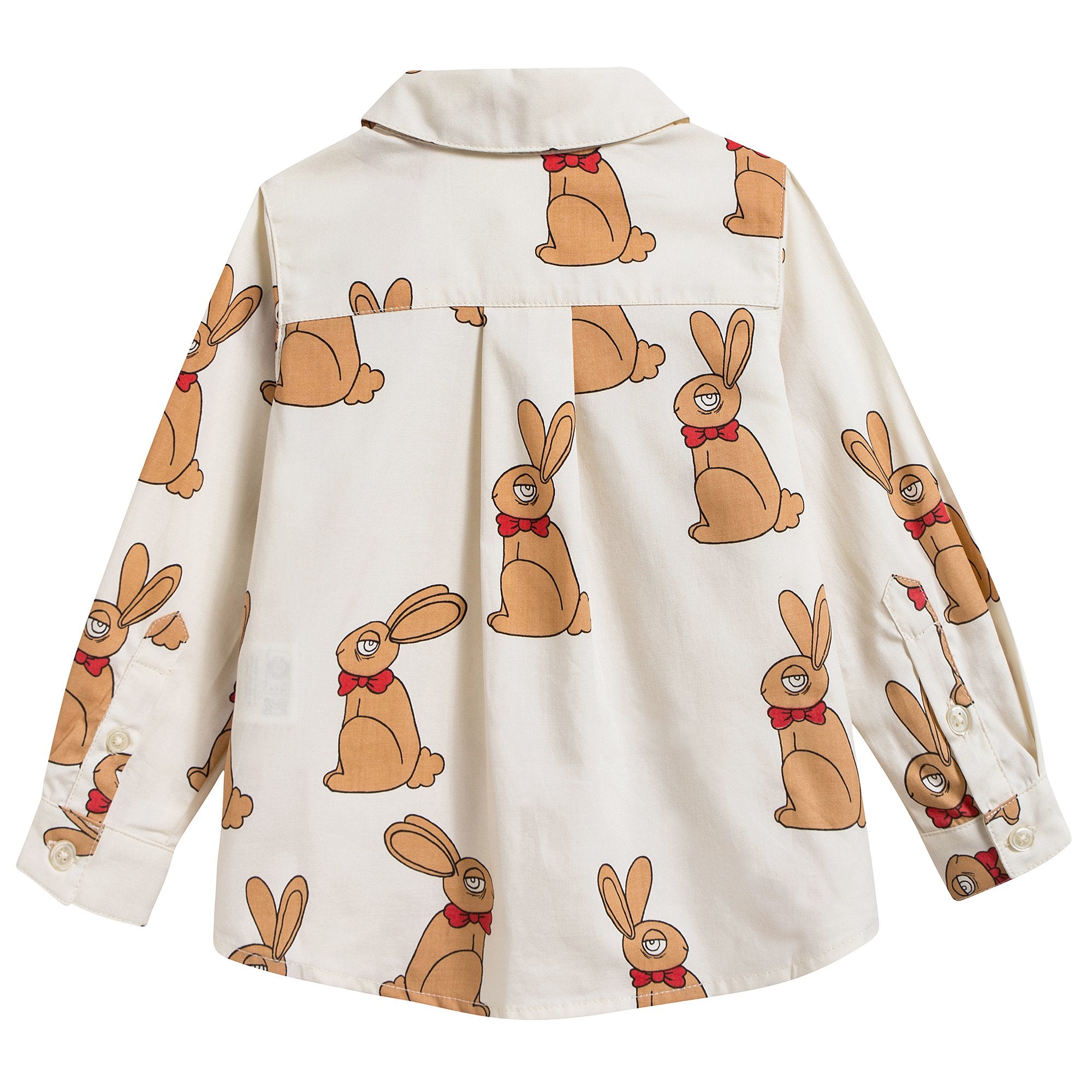 Boys Beige Cotton Shirt