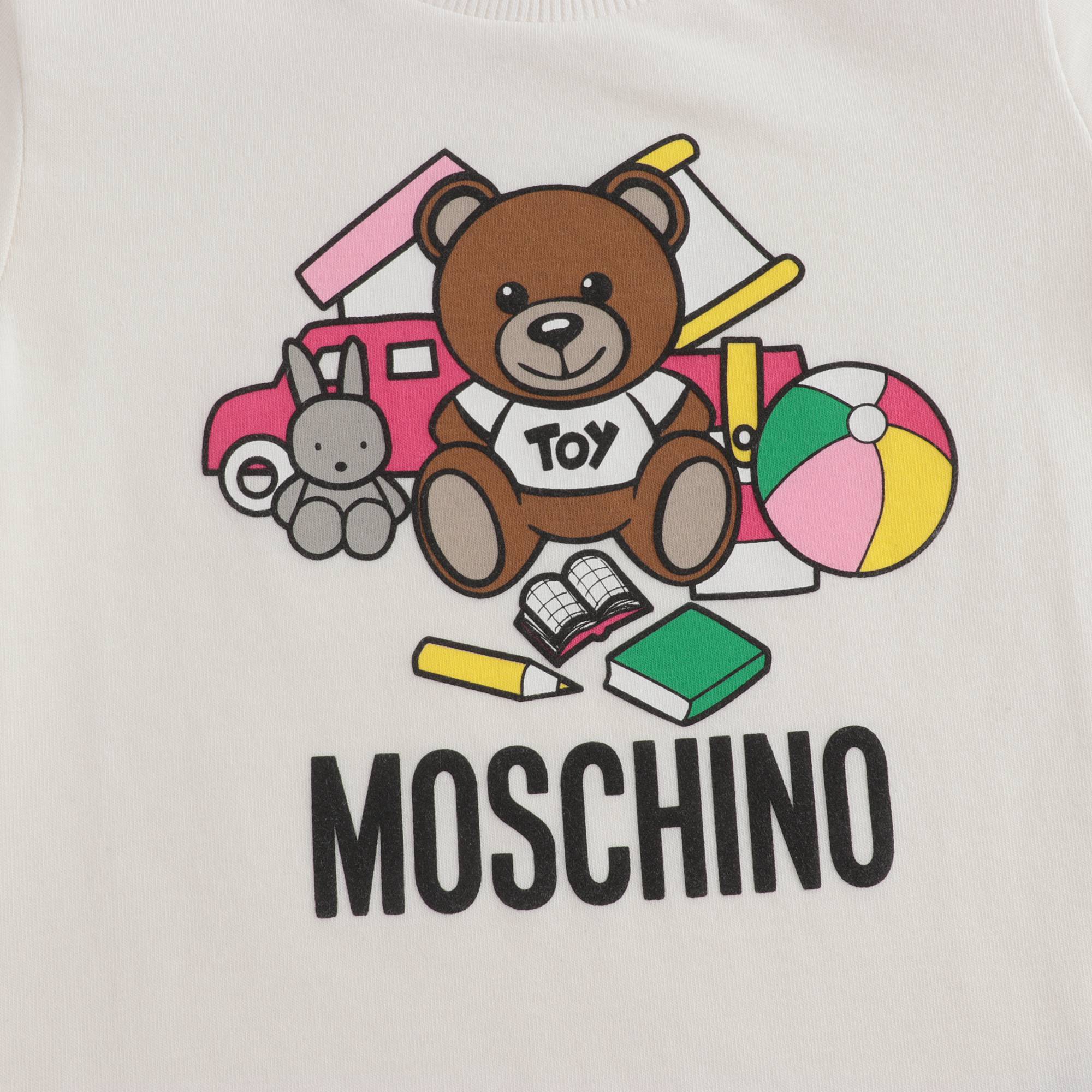 Baby Boys & Girls Ivory & Pink Cotton Shorts Set