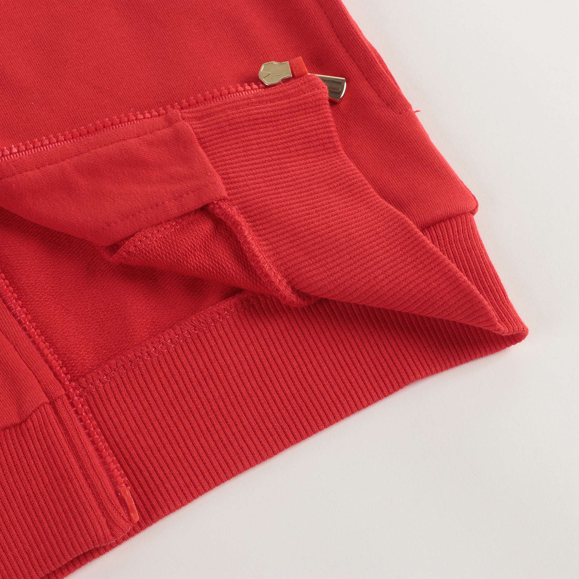 Baby Boys & Girls Red Zip Hooded Sweatshirt