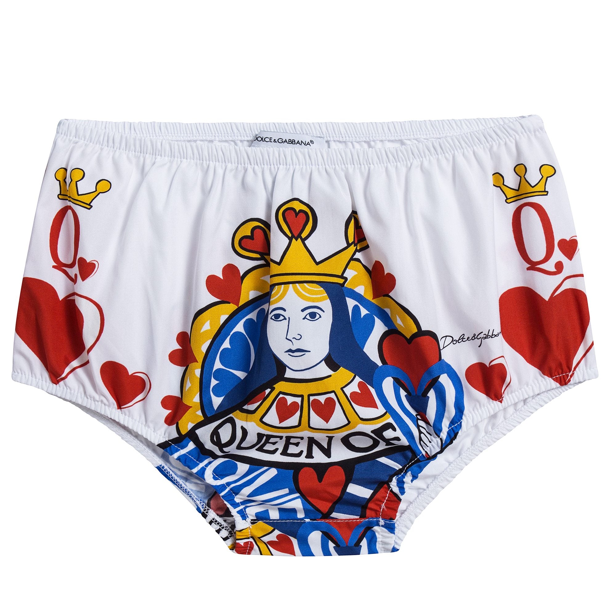 Baby Girls Red Queen of Hearts Cotton Dress