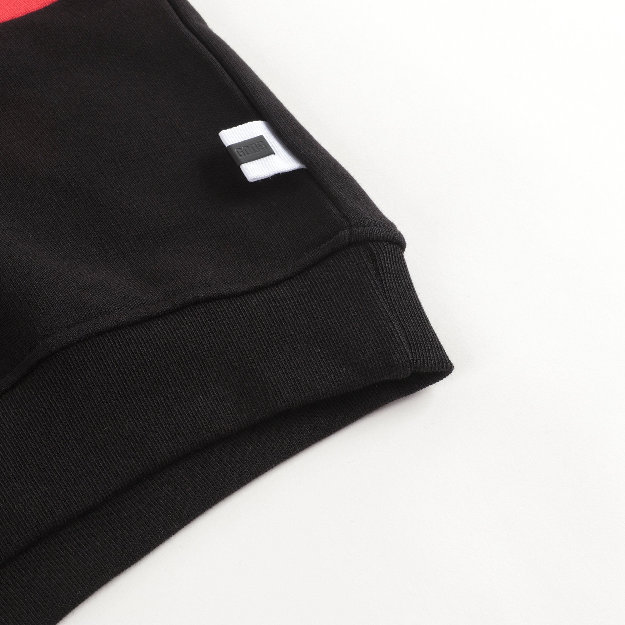 Boys & Girls Black Logo Hooded Sweatshirt