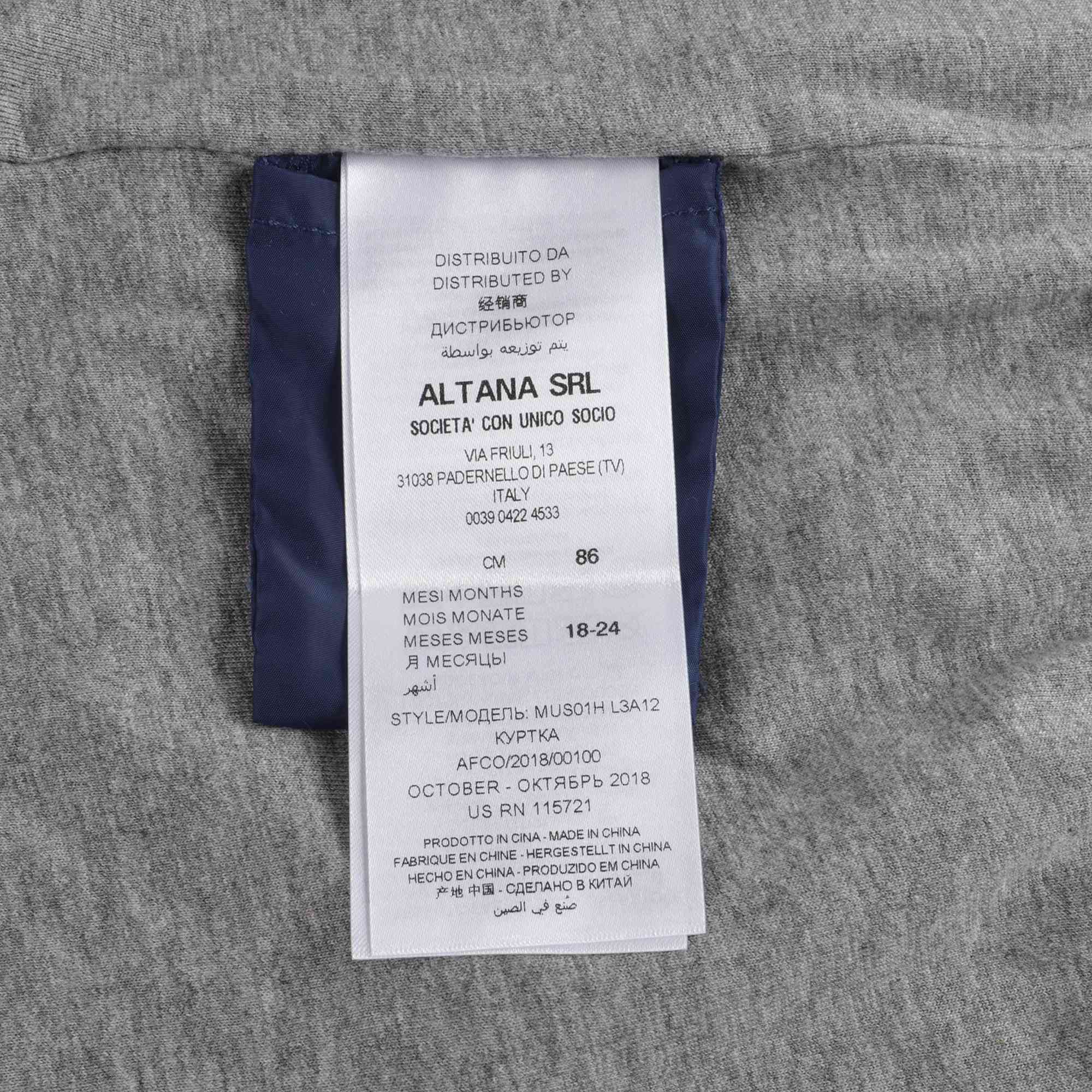 Baby Boys & Girls Blue Zip Jacket