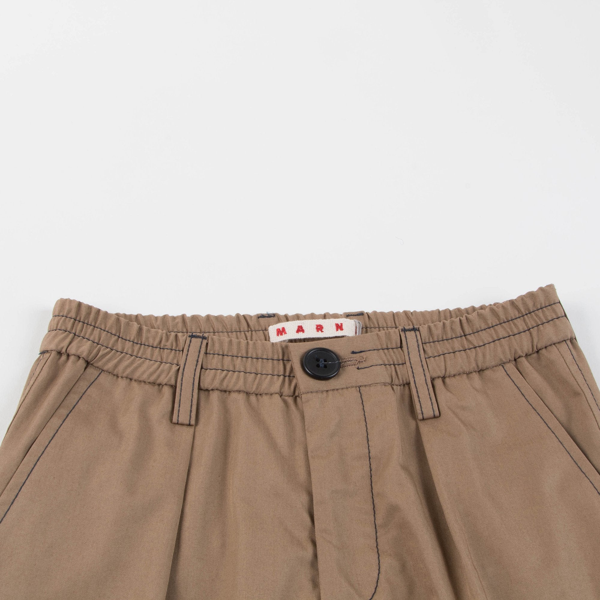Boys Beige Cotton Trousers
