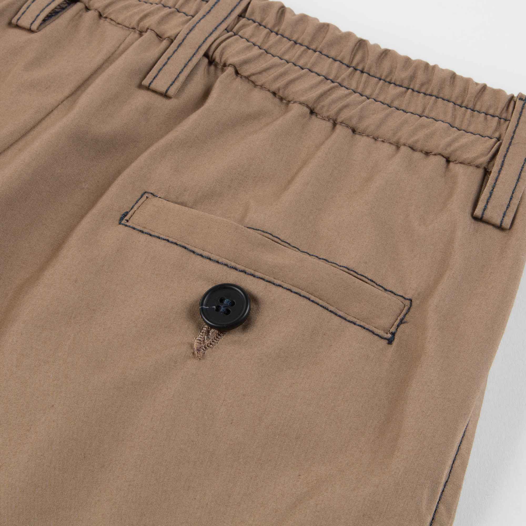 Boys Beige Cotton Trousers