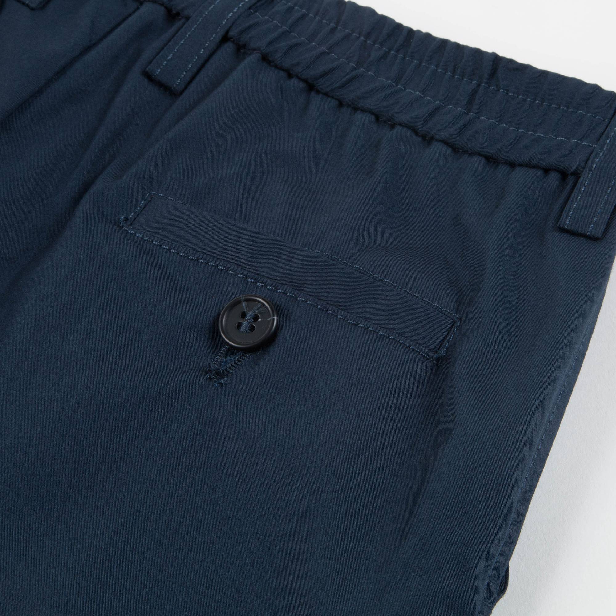 Boys Navy Blue Cotton Trousers