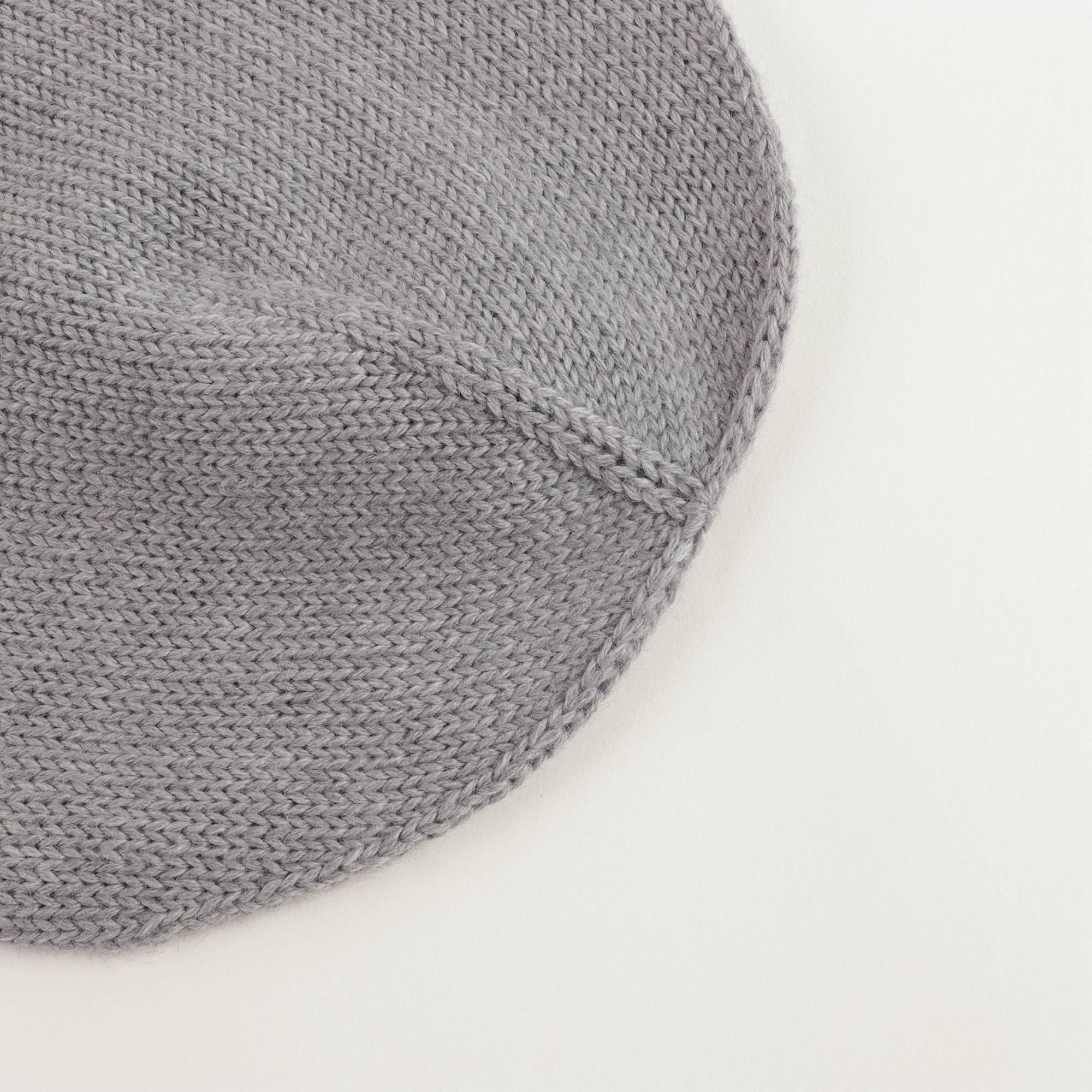 Baby Boys & Girls Grey Virgin Wool Hat
