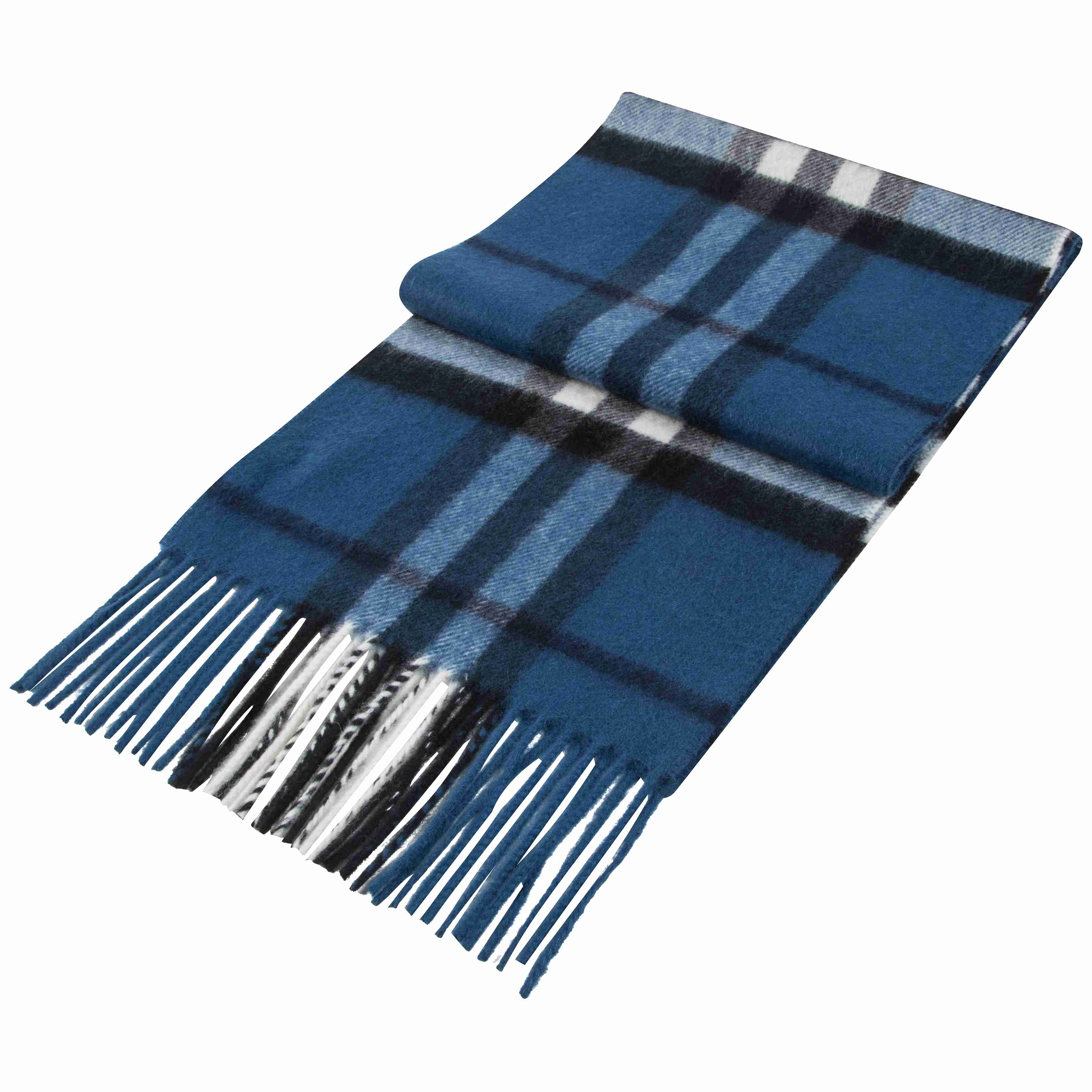 Boys Cadet Blue Cashmere Scarves
