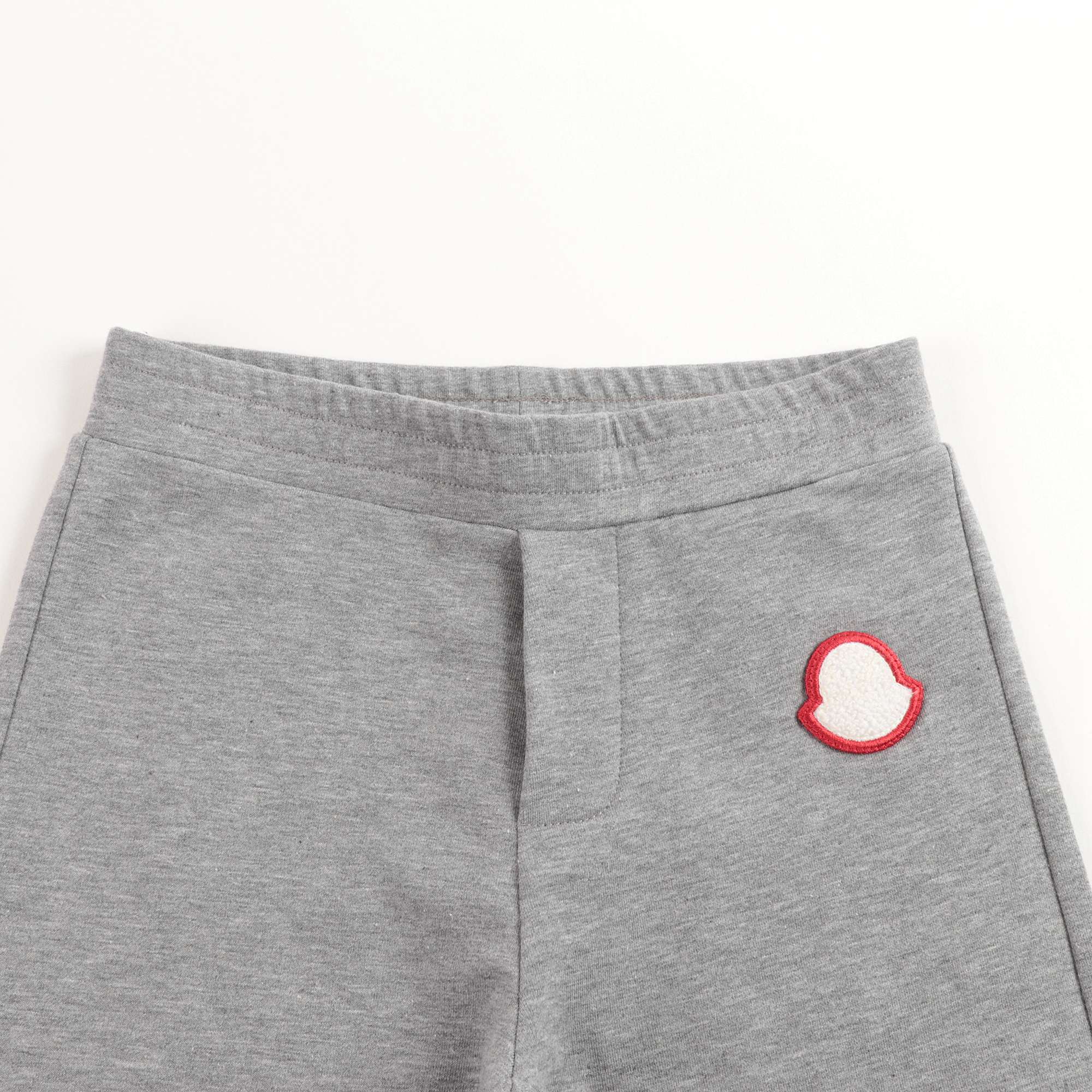 Baby Boys Grey Logo Cotton Trousers