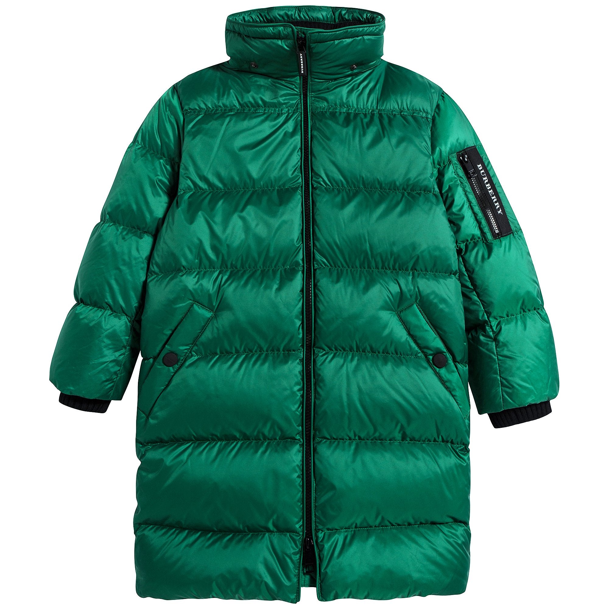 Boys Dark Pigment Green Coat
