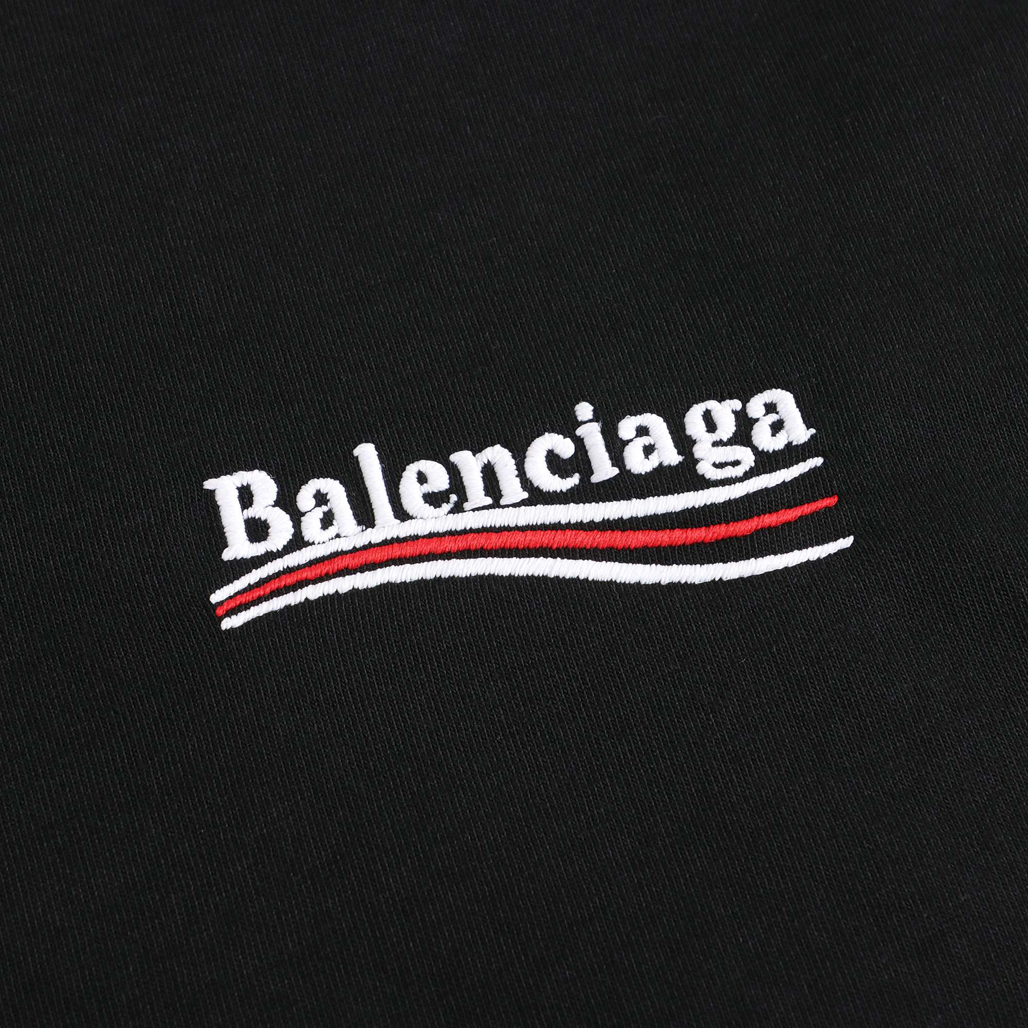 Boys & Girls Black Logo Cotton T-Shirt