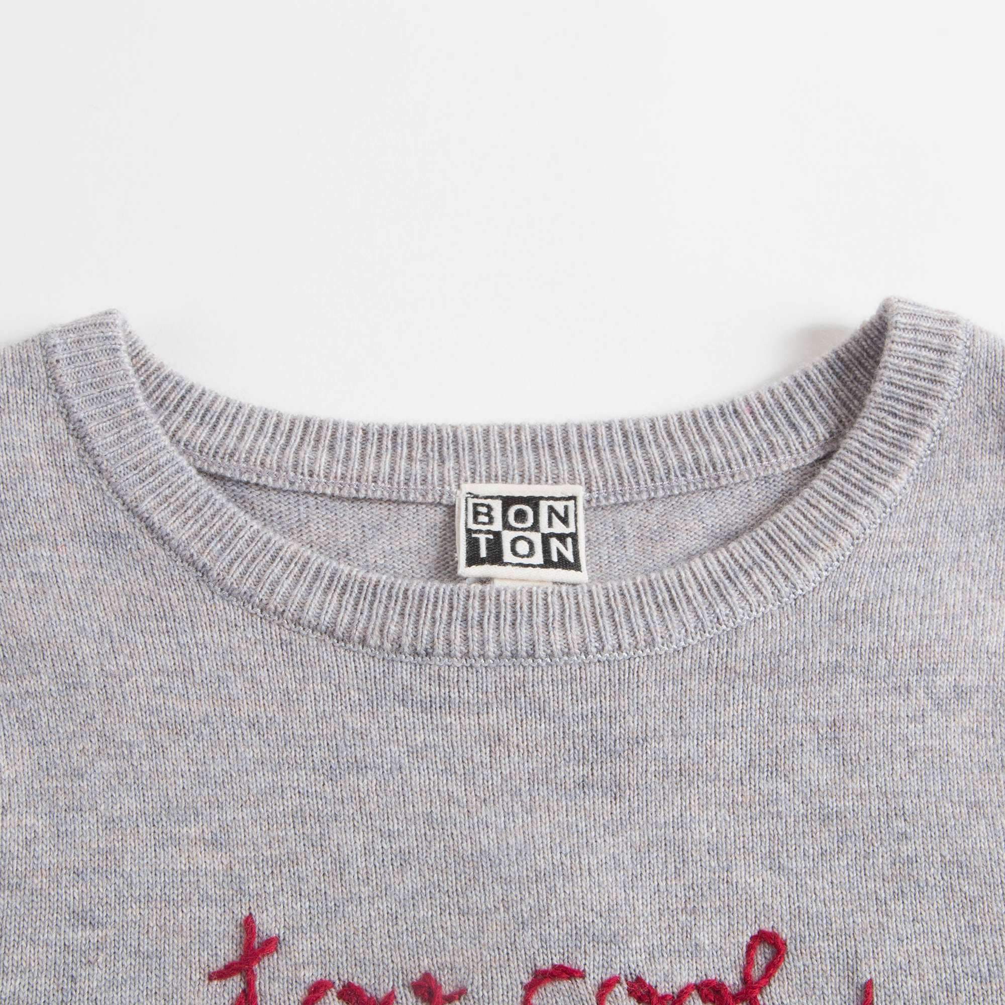 Girls Chine Grey Sweater