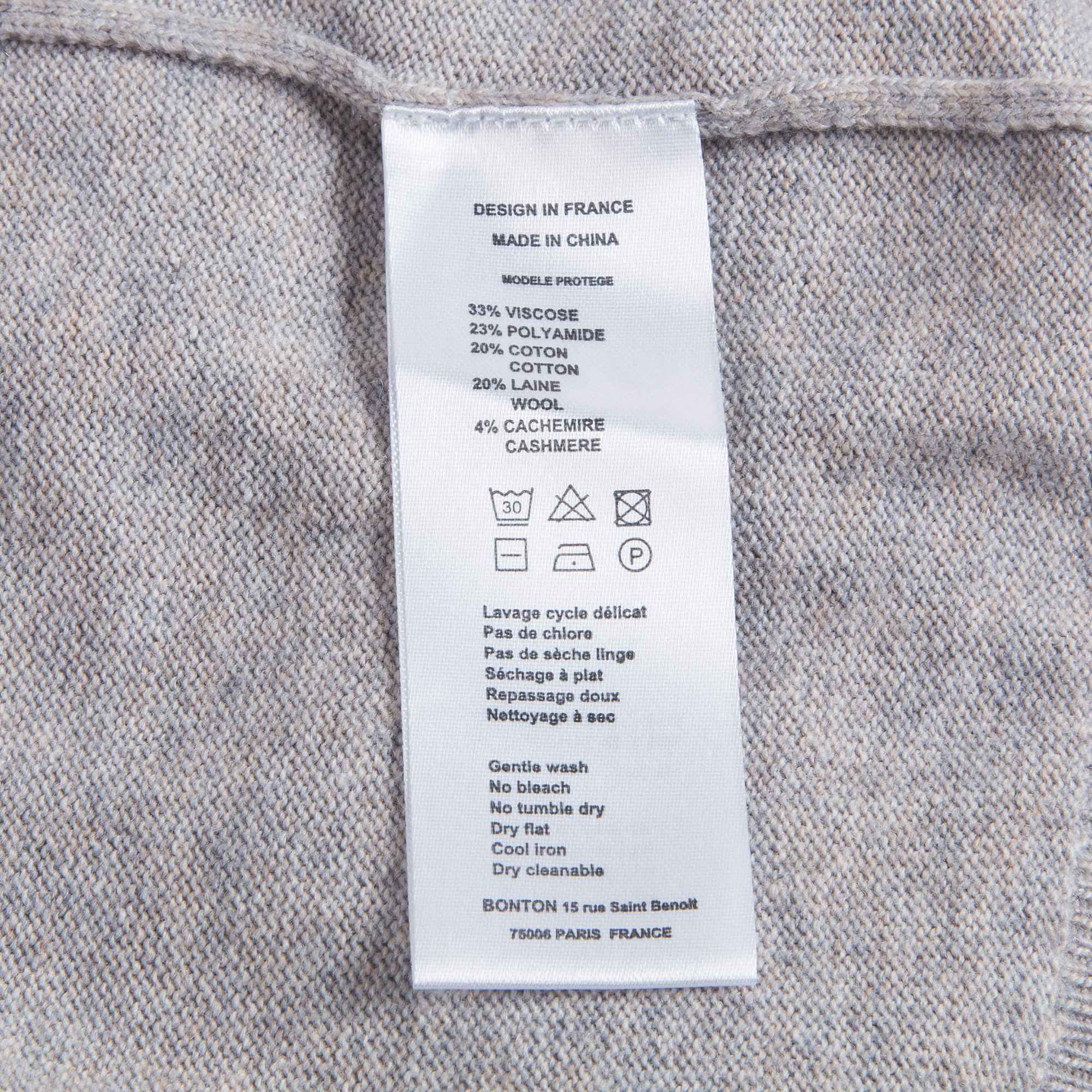 Girls Chine Grey Sweater