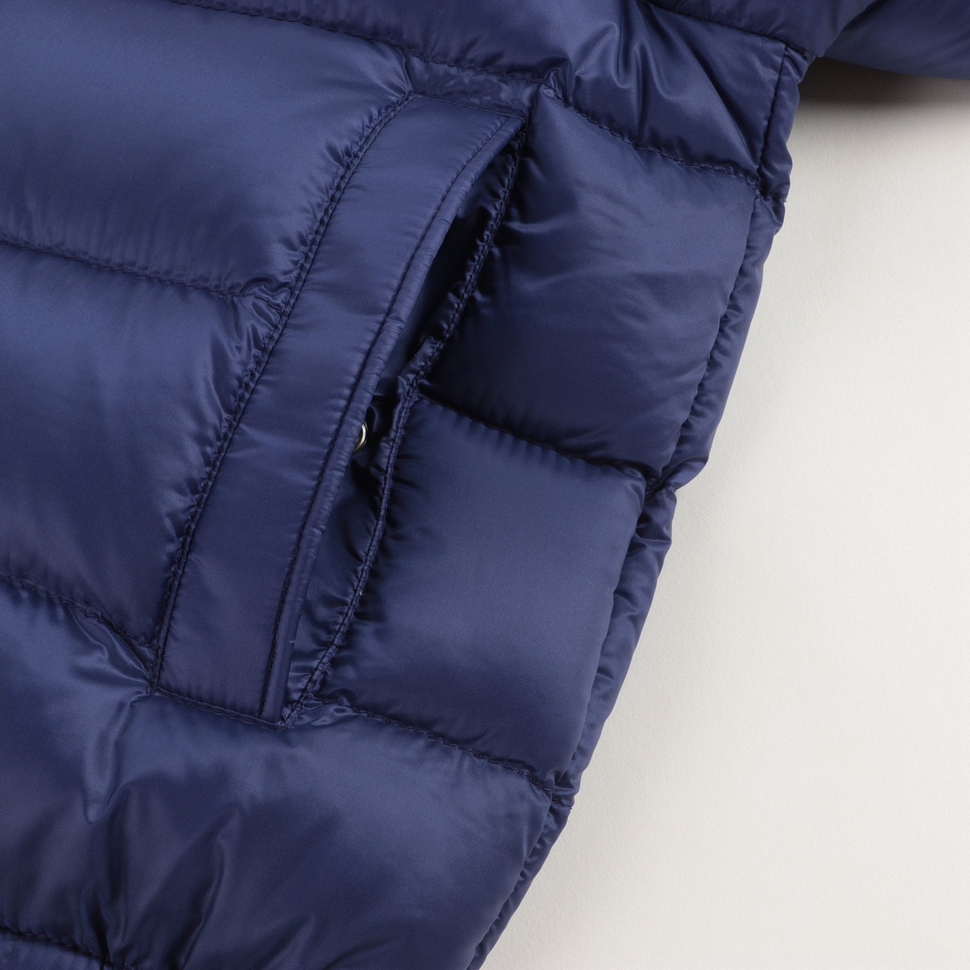 Baby Boys Blue "BASS" Padded Down Coat