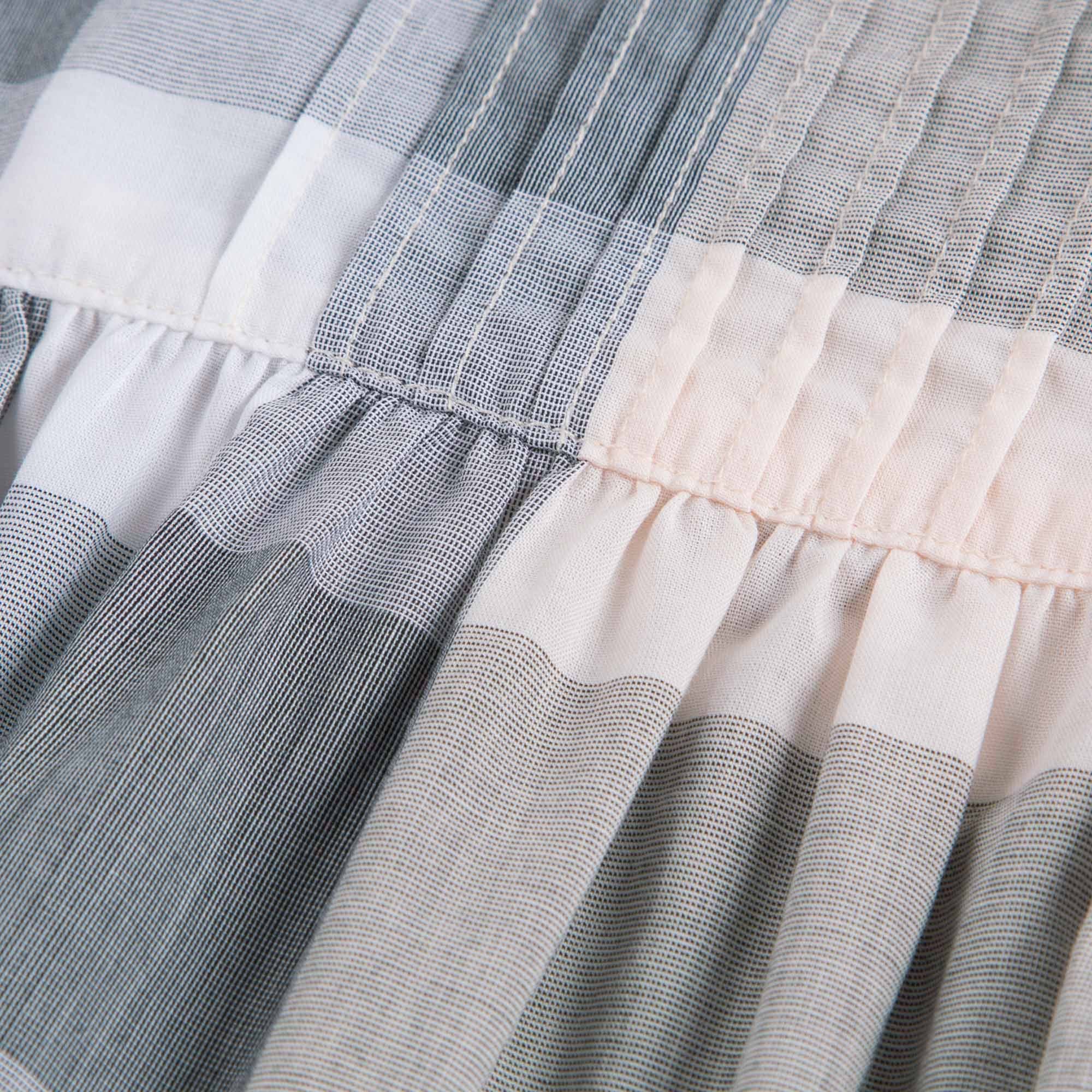 Baby Girl Apricot Check Dress