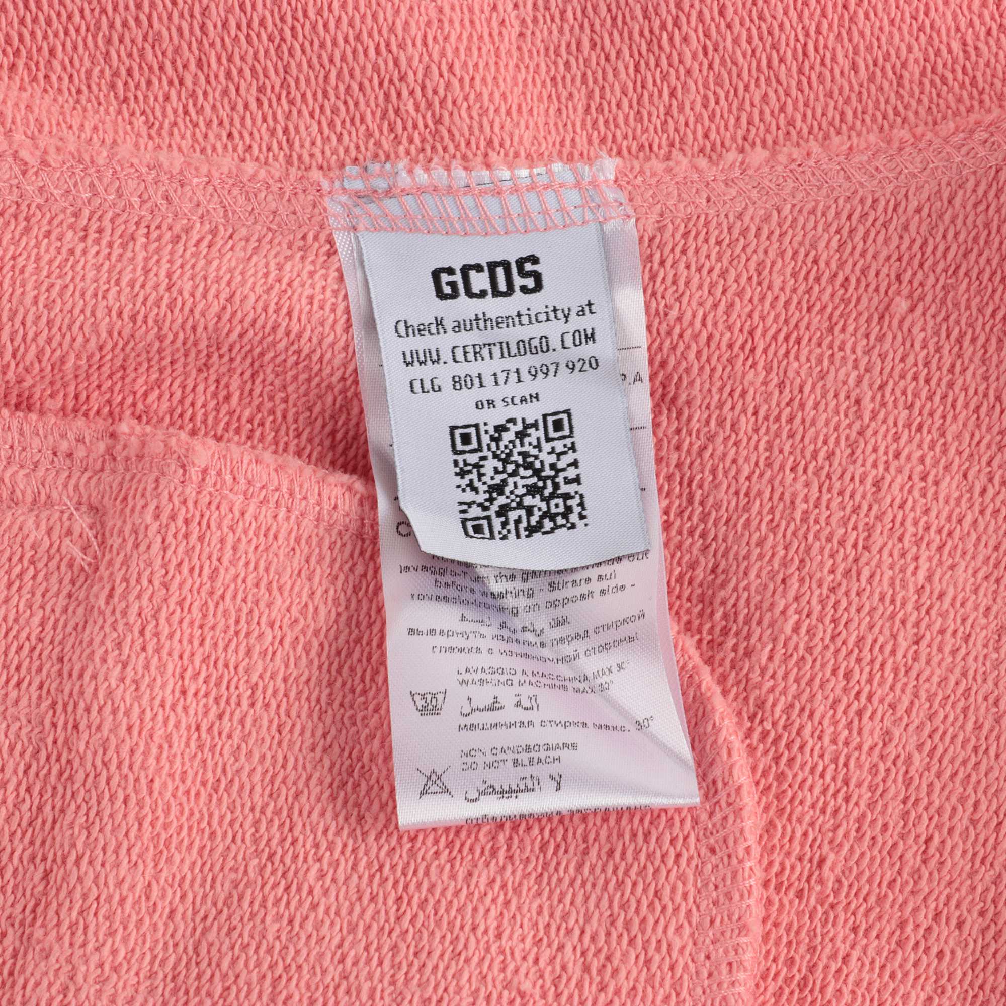 Boys & Girls Pink Logo Cotton Trousers