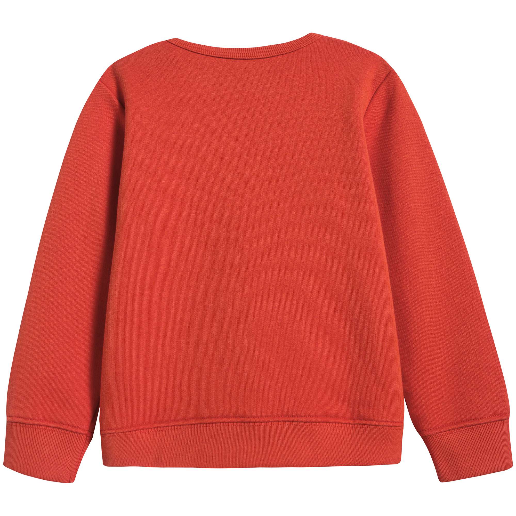 Baby Boys Red Logo Cotton Sweatshirt