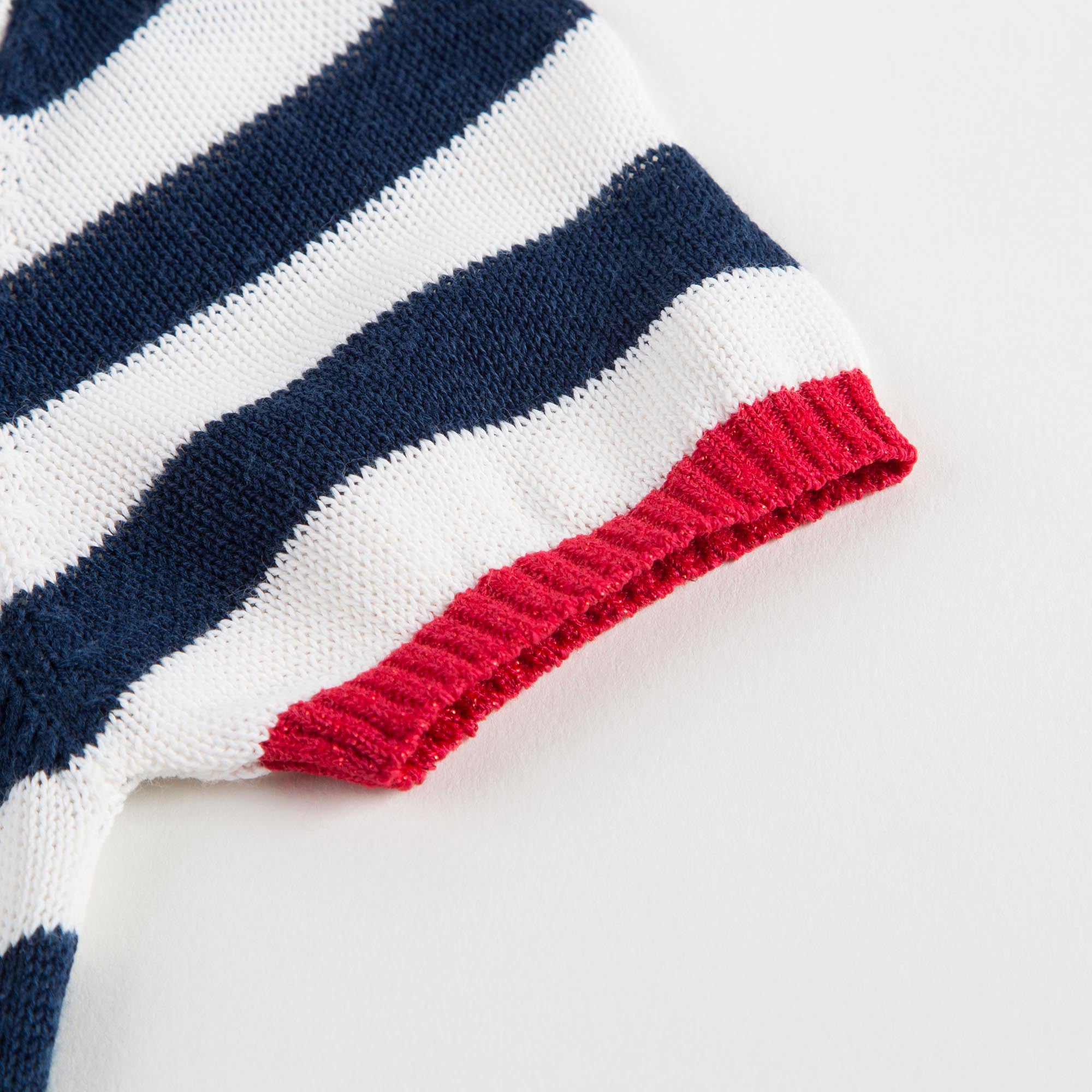 Baby Girls Blue Striped Dress