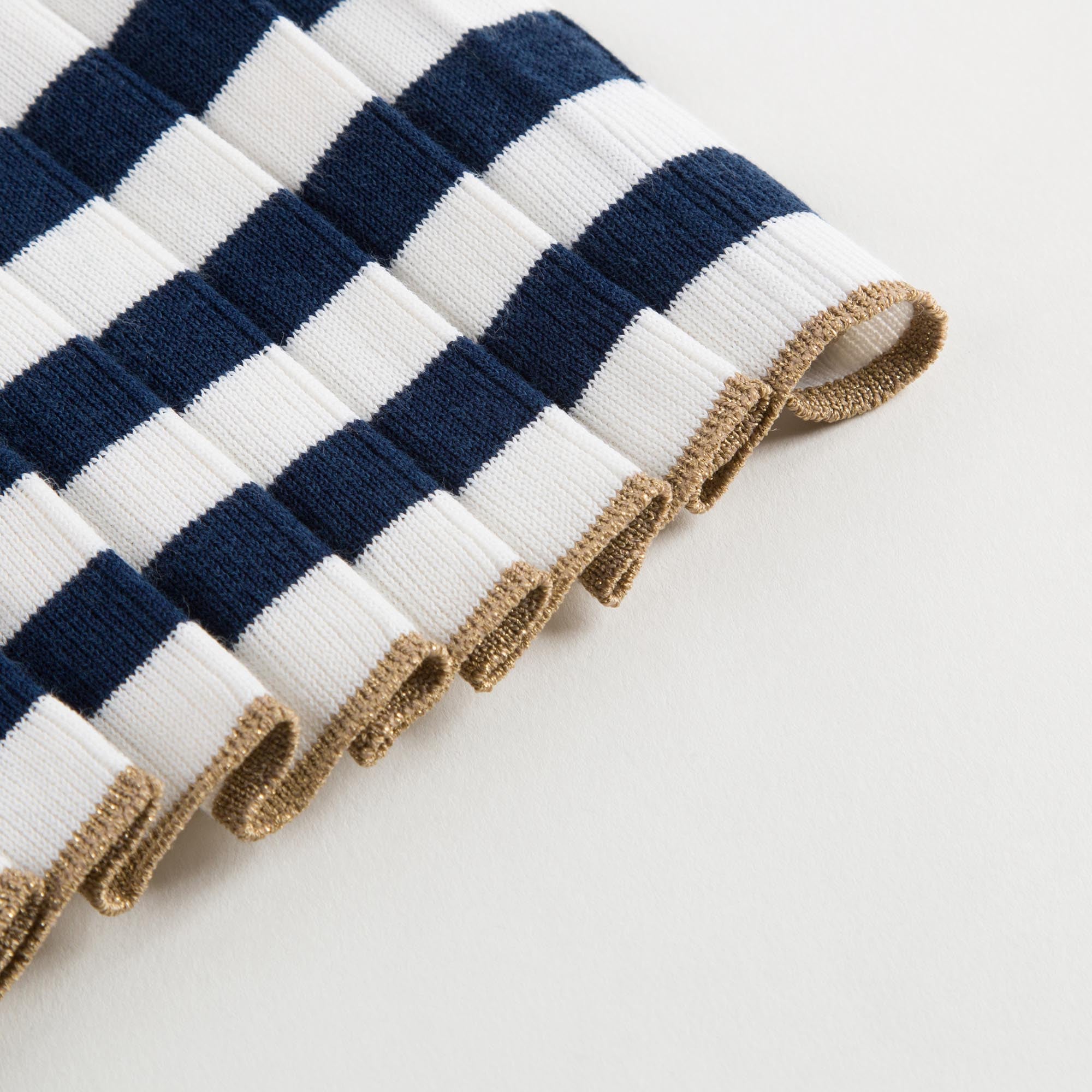 Baby Girls Blue Striped Dress