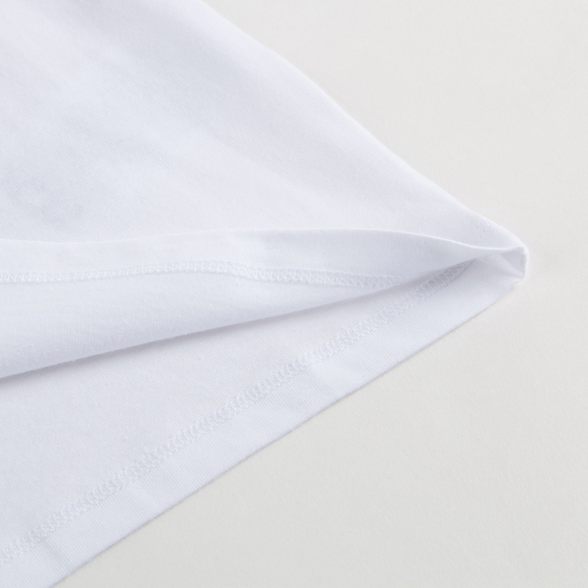 Boys White Cotton T-Shirt