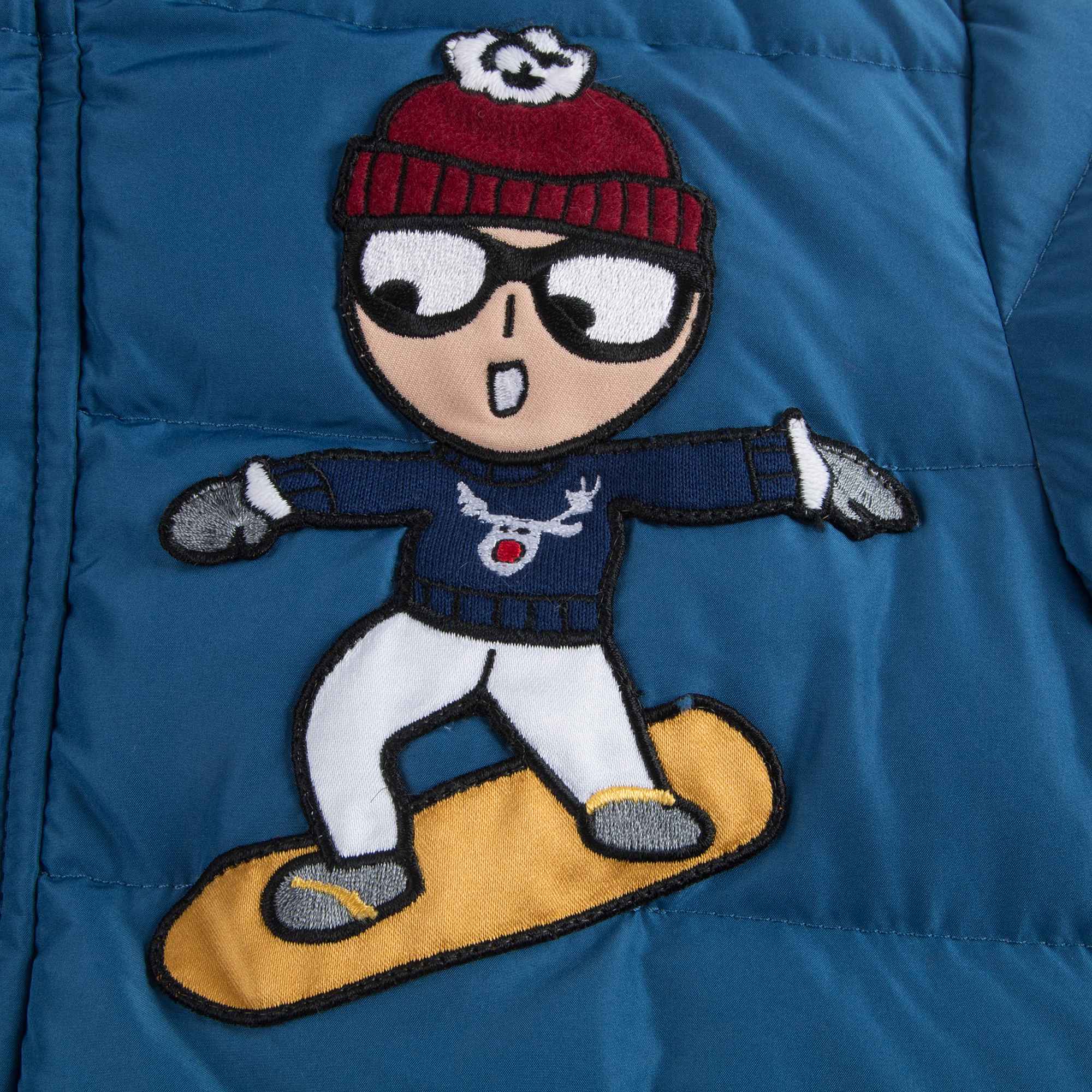 Boys Sea Blue Down Jacket