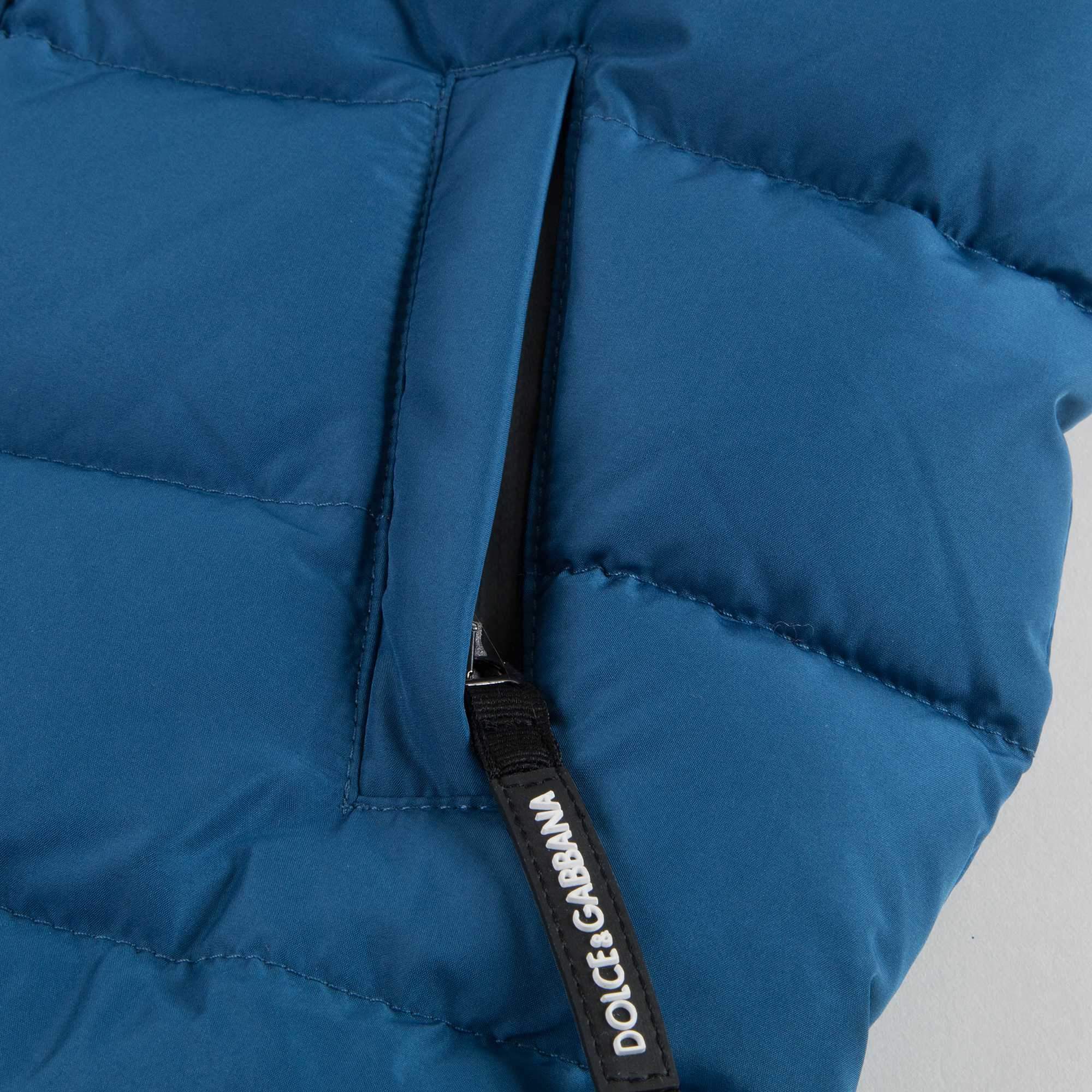 Boys Sea Blue Down Jacket