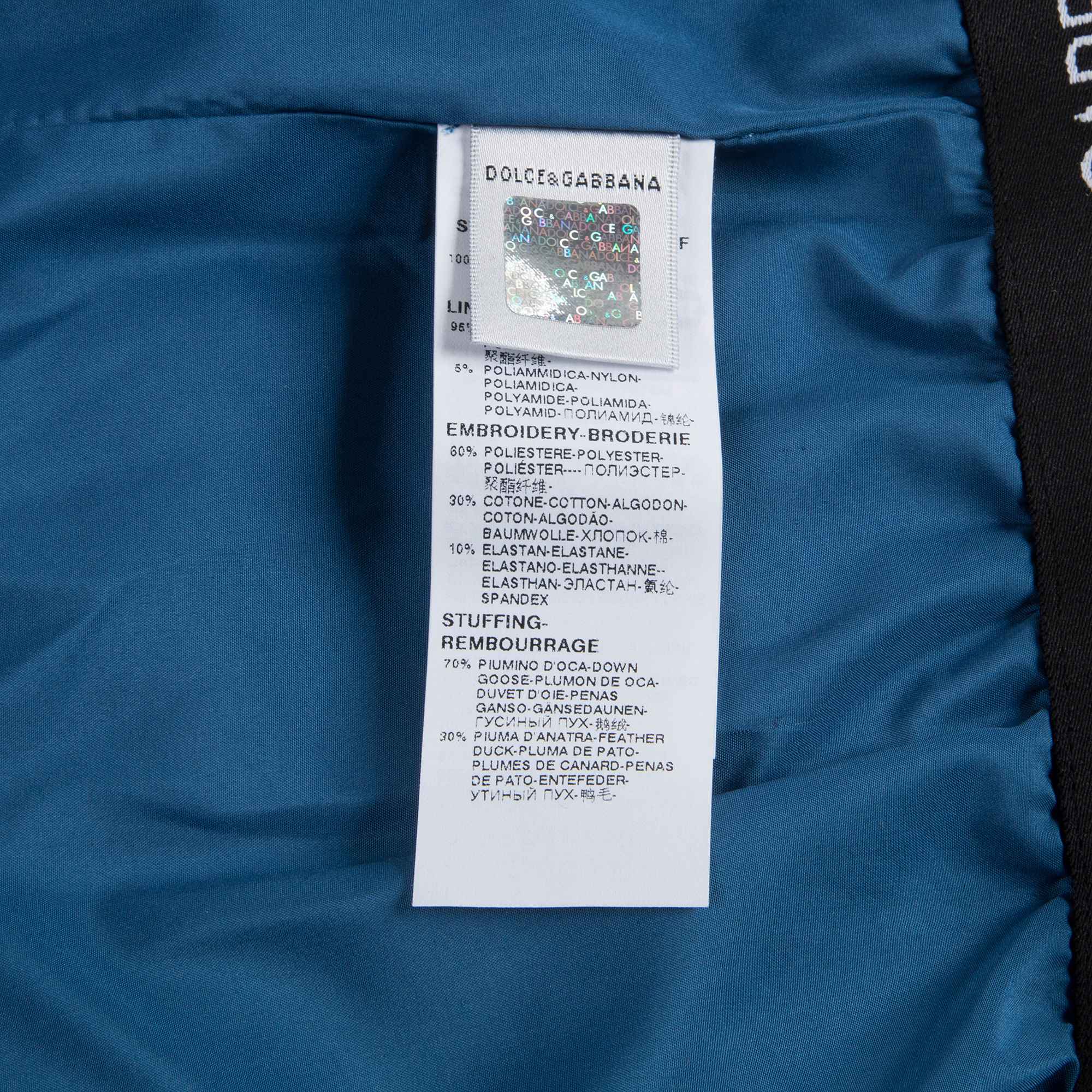 Boys Sea Blue Down Jacket