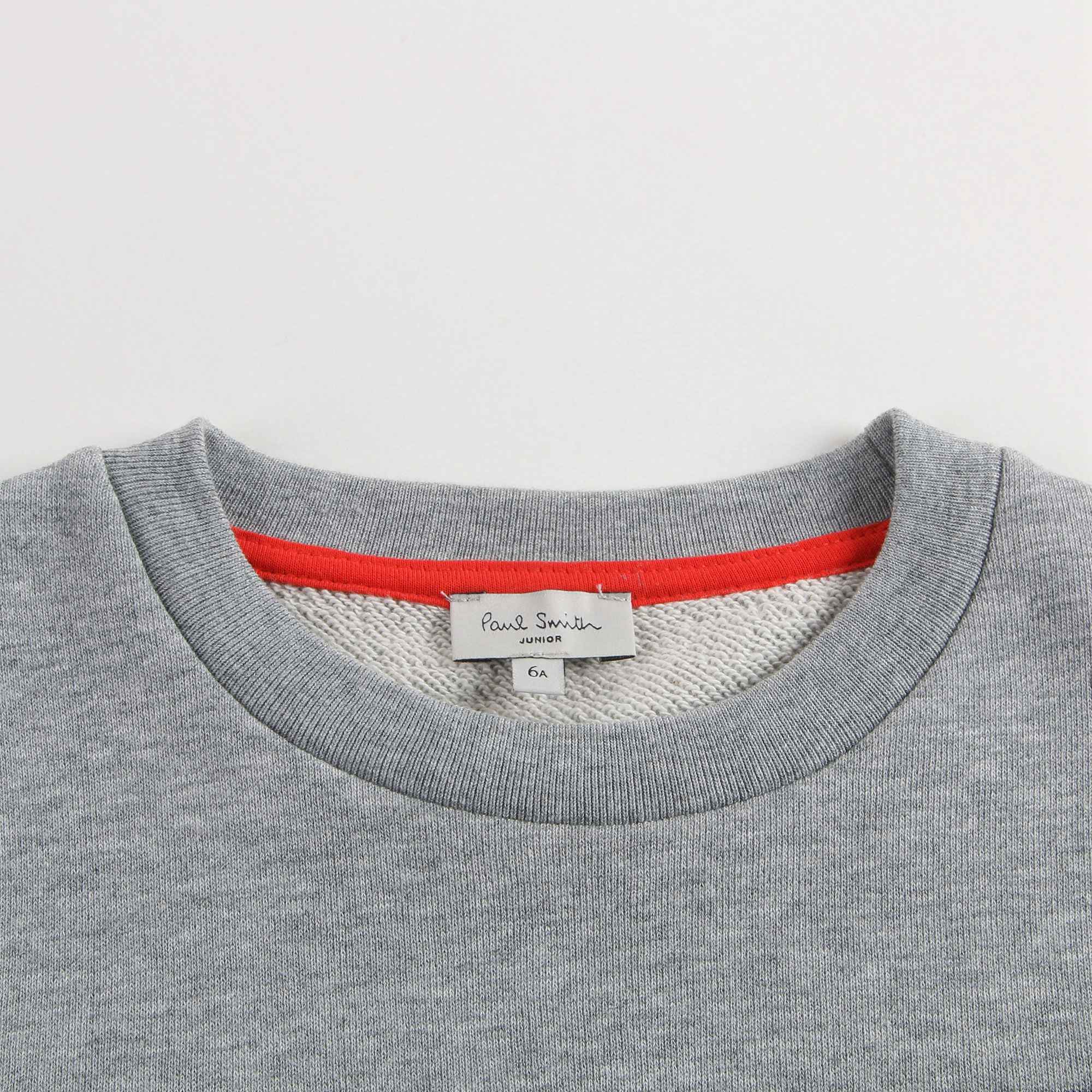 Boys Marl Grey Cotton Sweatshirt