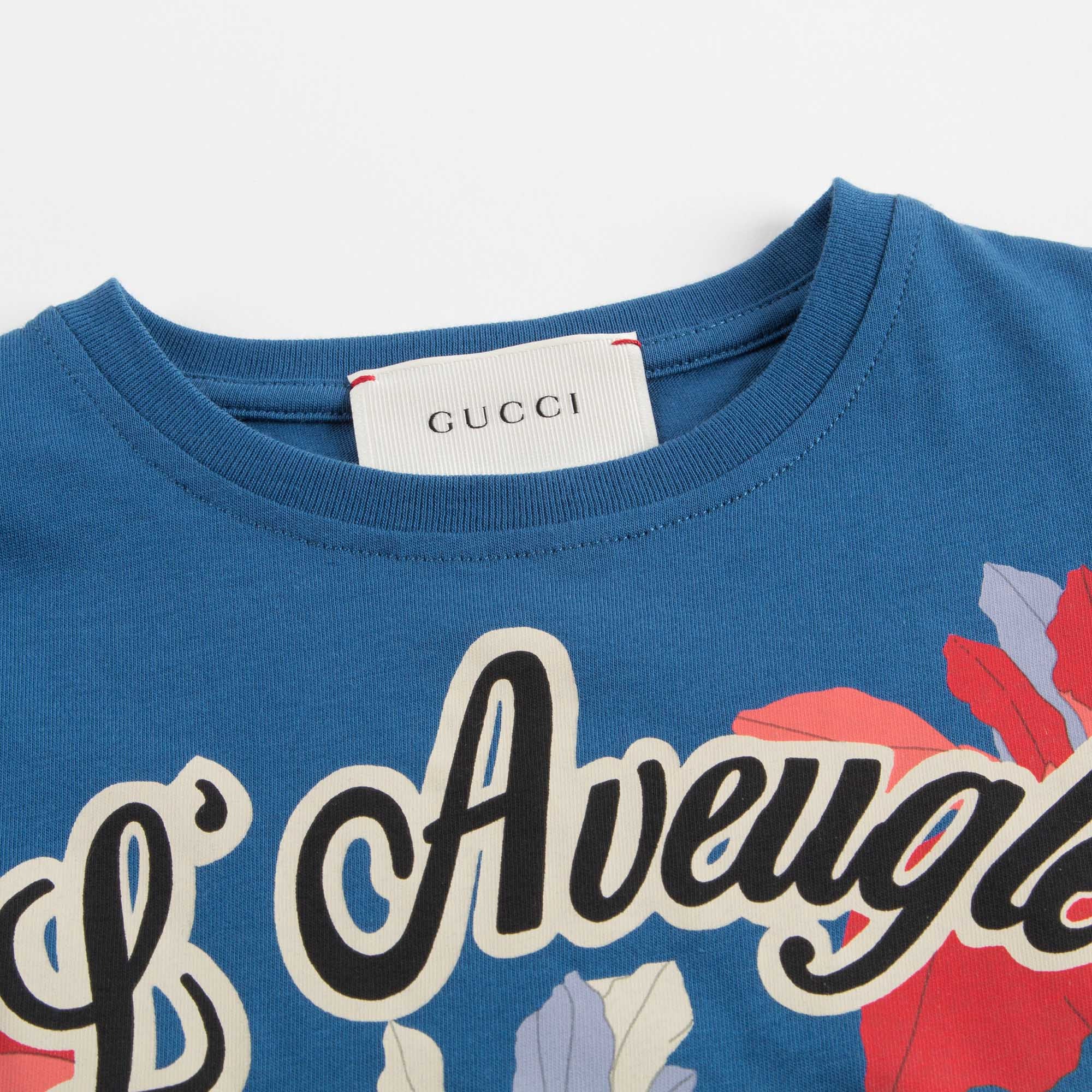 Girls Blue 'L'Aveugle Par Amour' T-Shirt