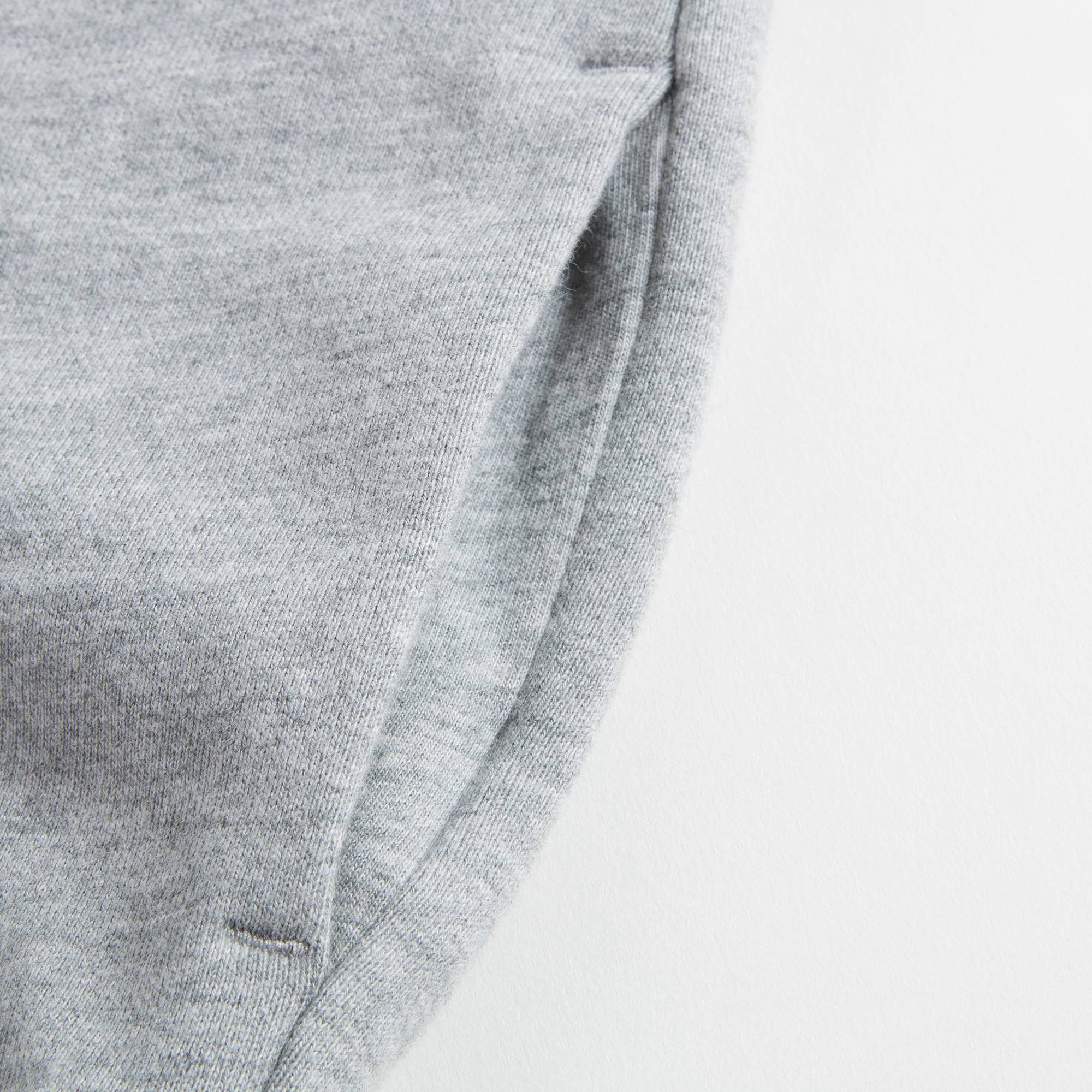 Boys Grey Melange Cotton Sweatshirt