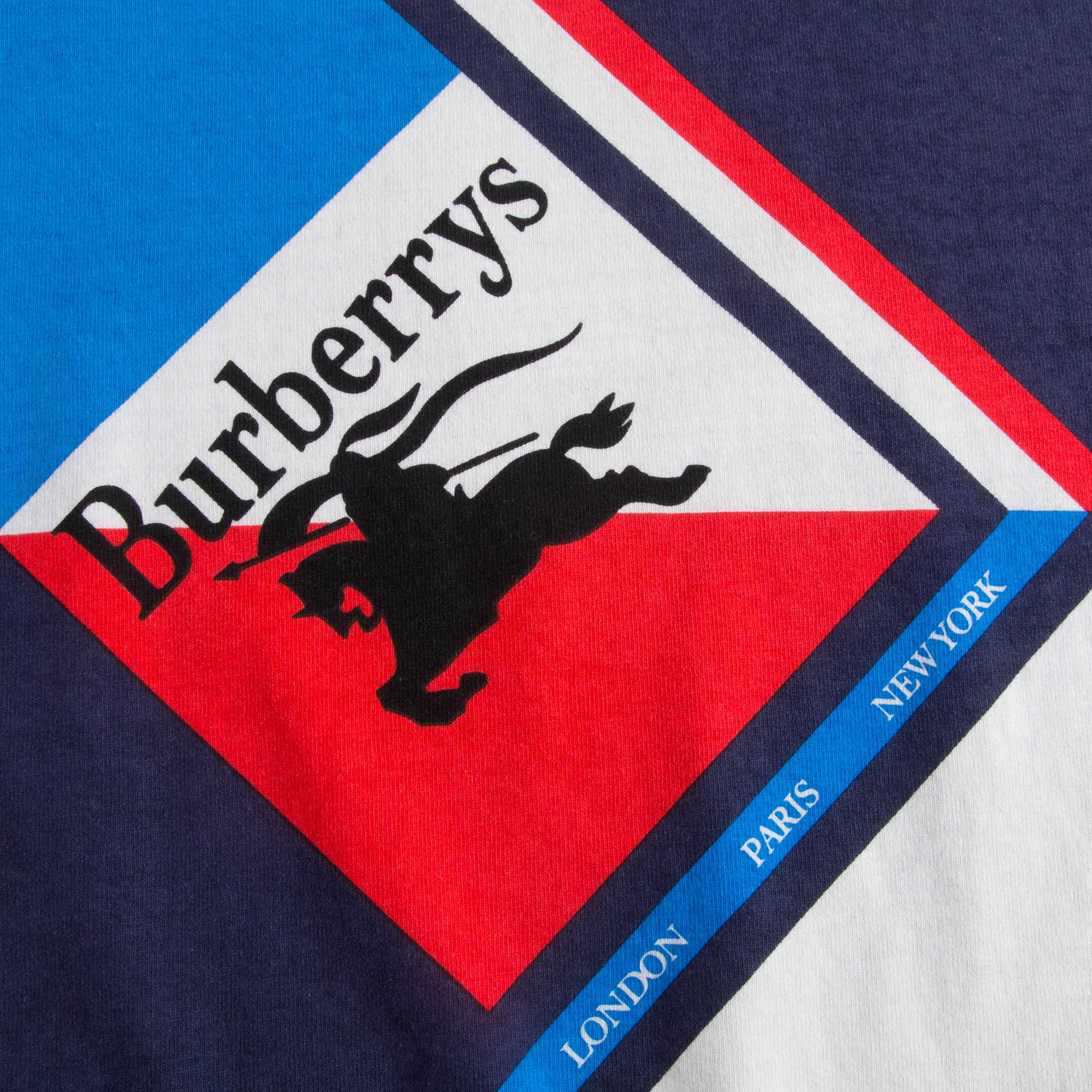 Boys Stitching Logo Cotton T-shirt