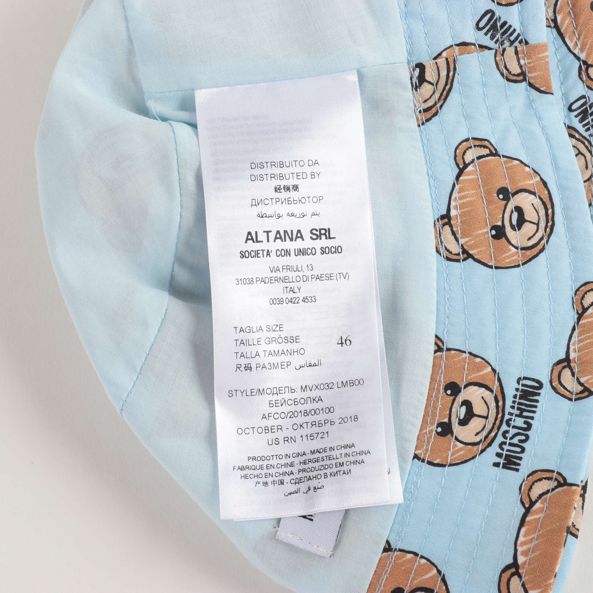 Baby Boys & Girls Light Blue Toy Cotton Hat