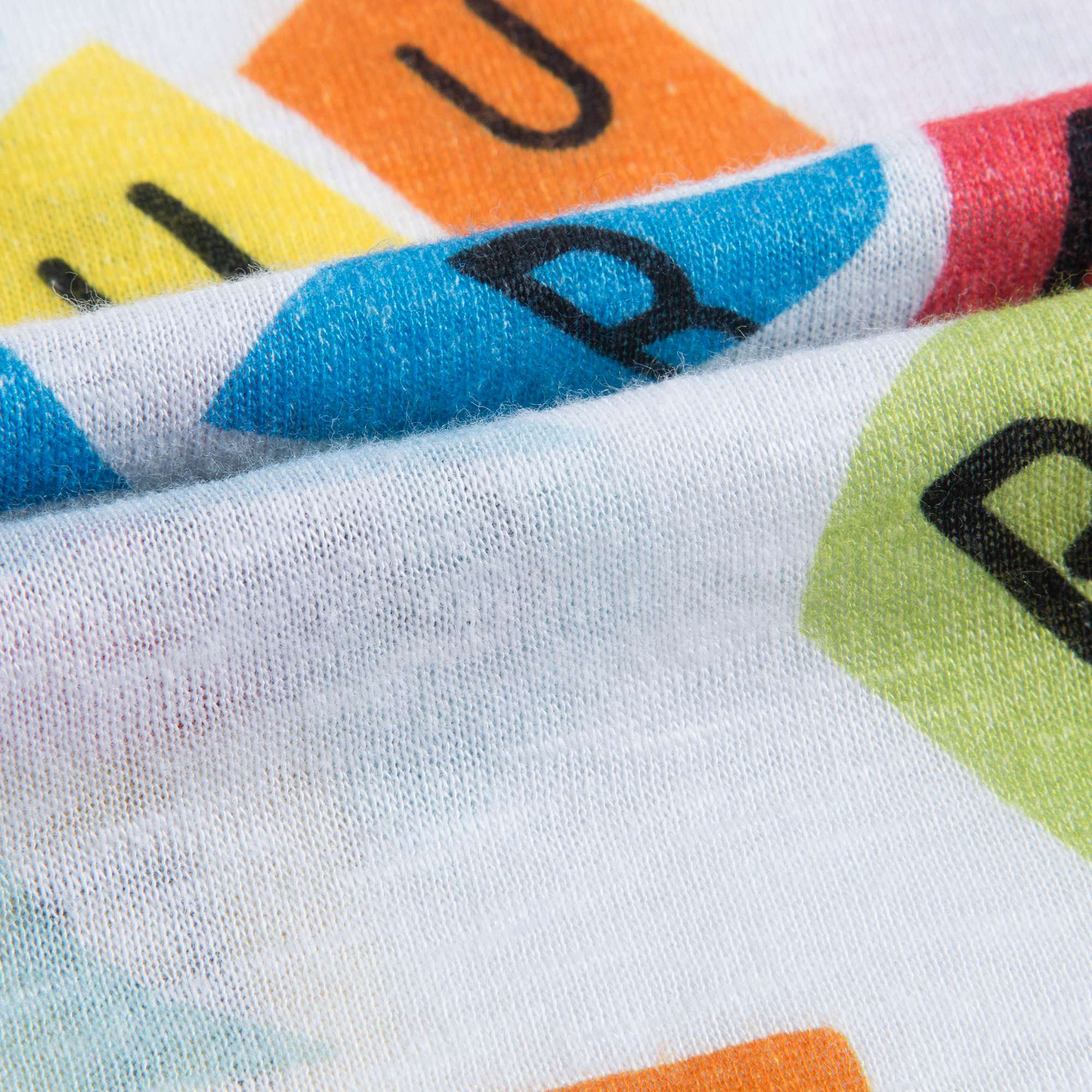 Girls White Logo Cotton T-shirt
