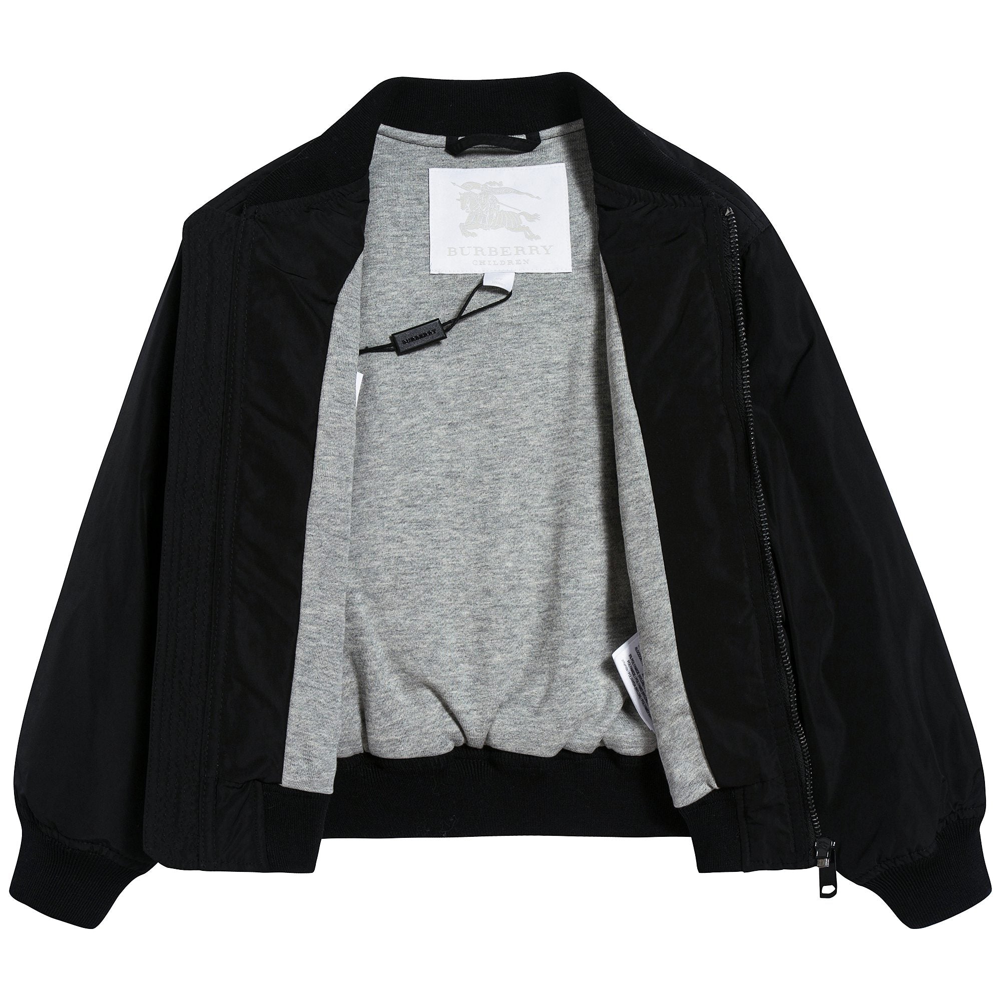 Boys Black Logo Jacket