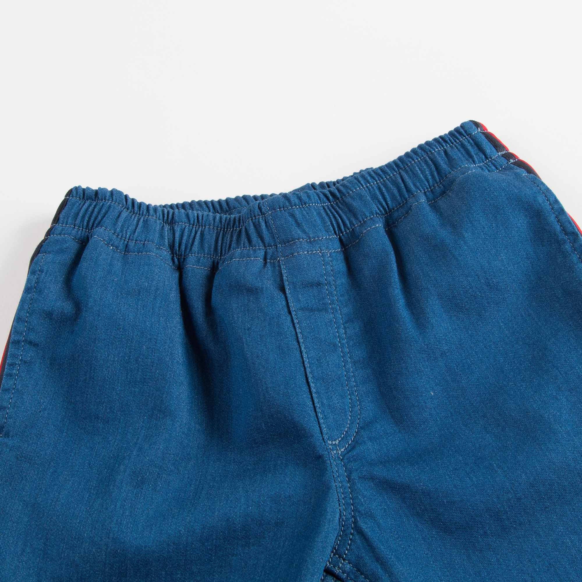 Baby Blue Denim Jeans with Gucci Trim
