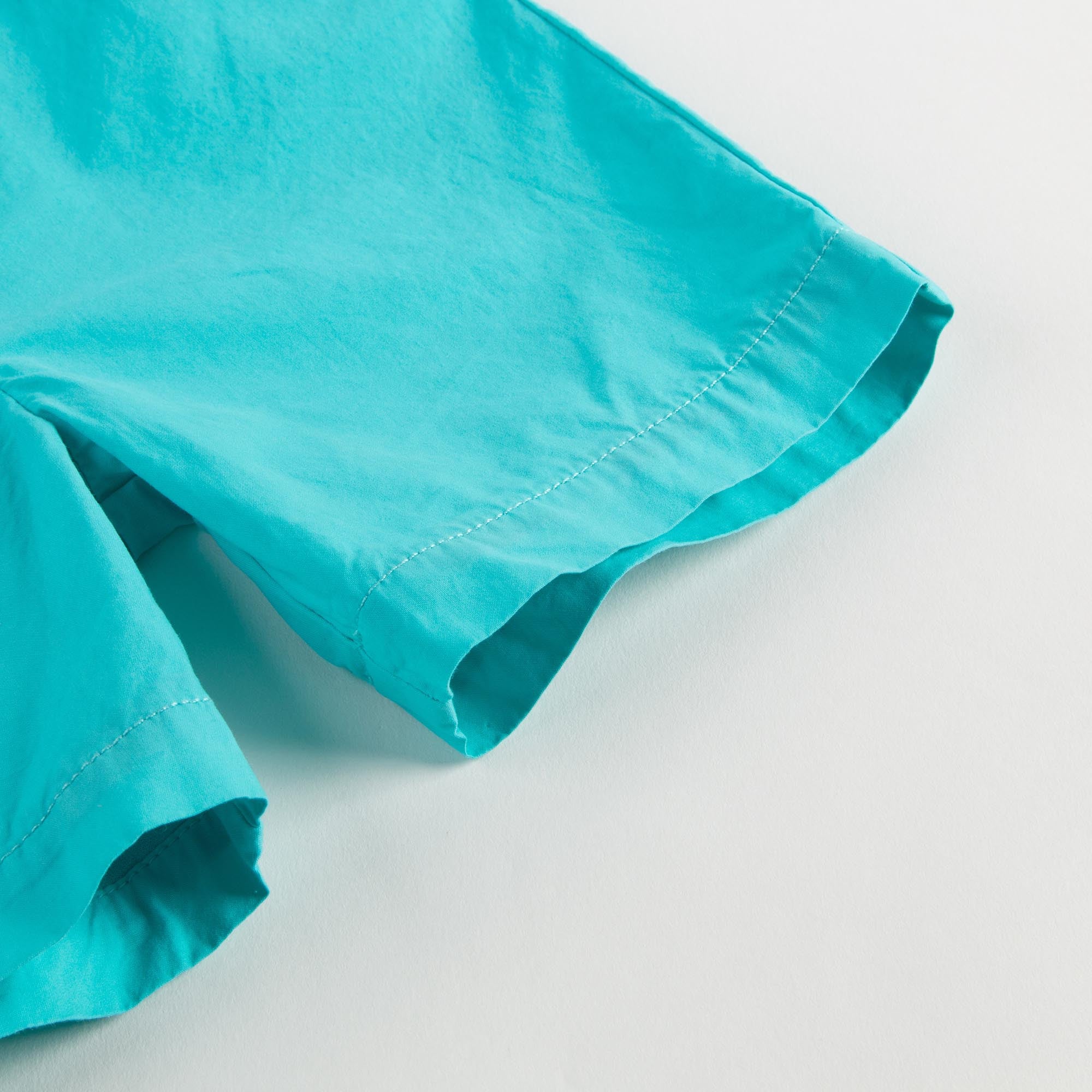 Baby Boys Turquoise Blue Cotton Shorts