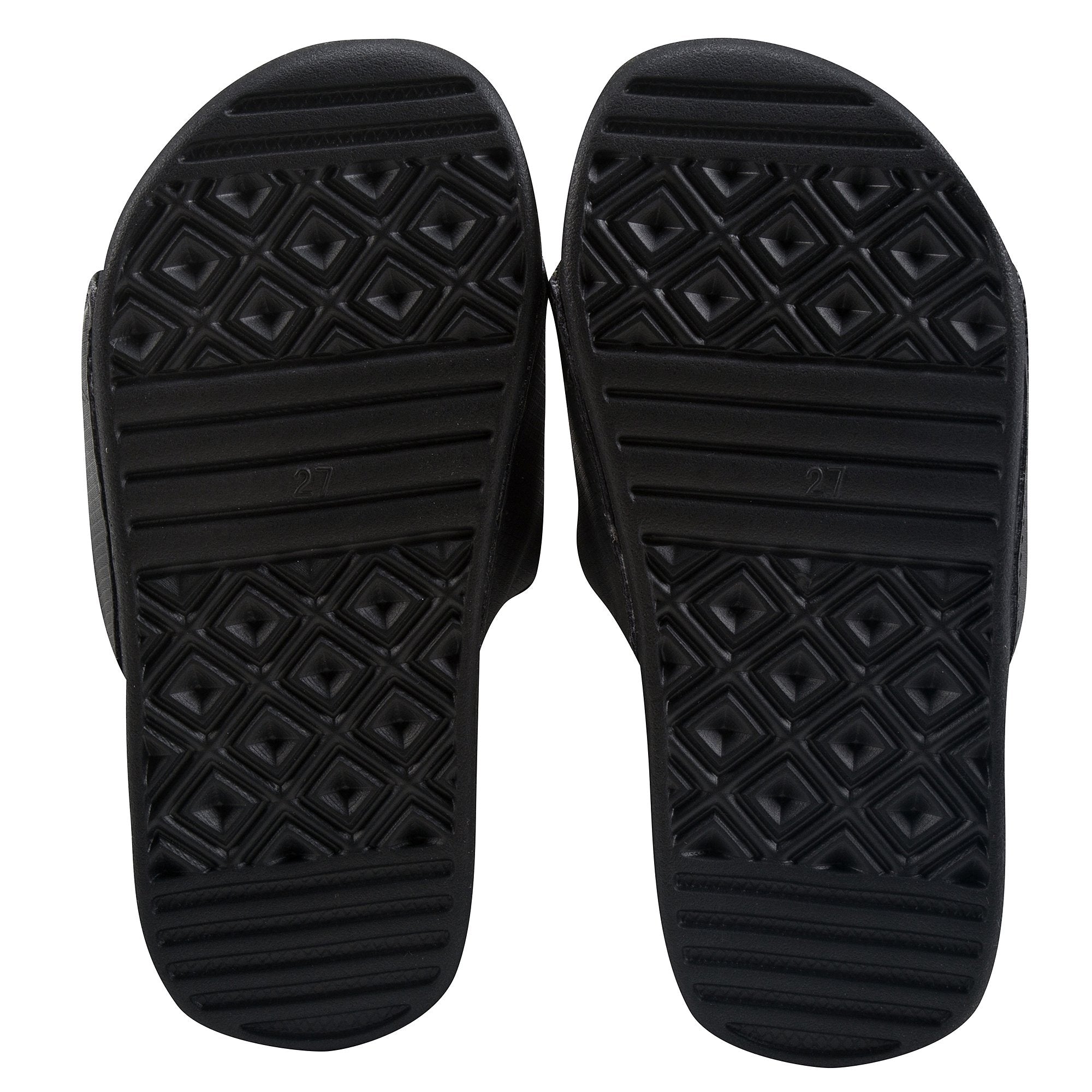Boys Black Logo Sandales