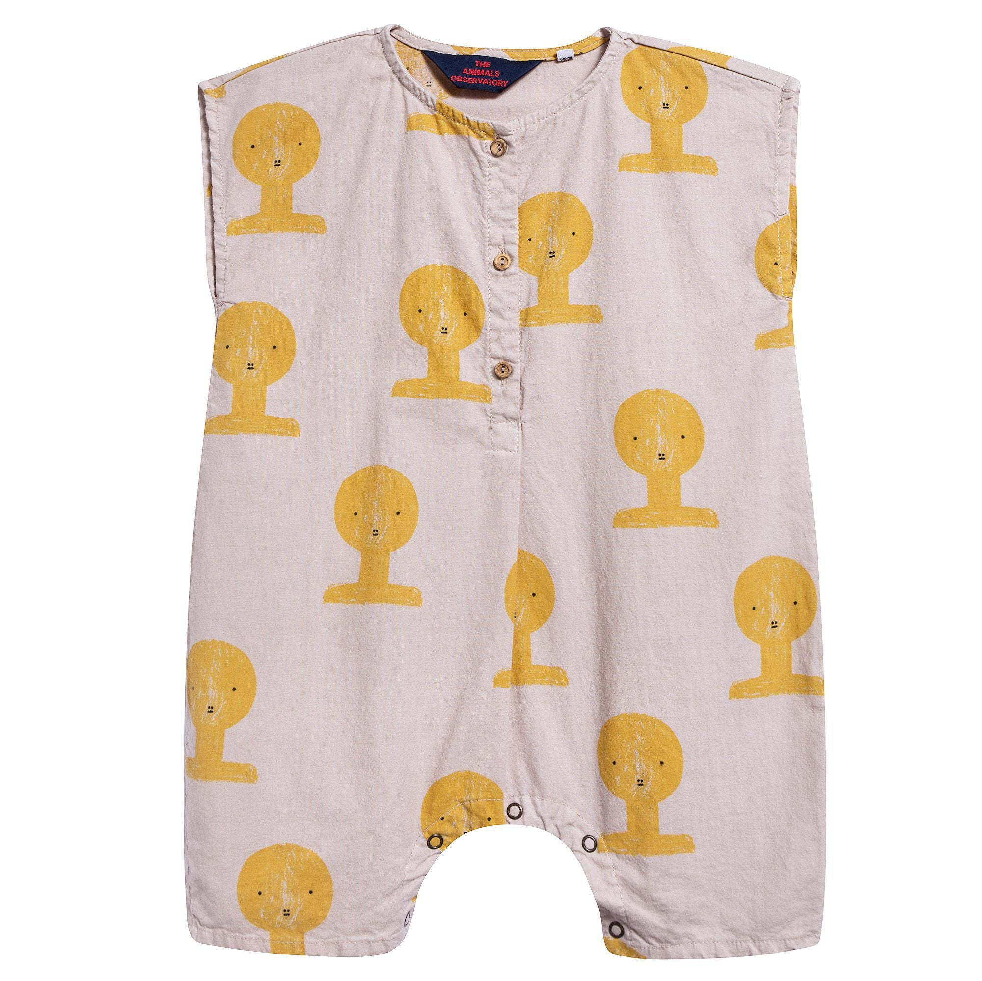 Baby Beige Tao Busts Cotton Babysuit