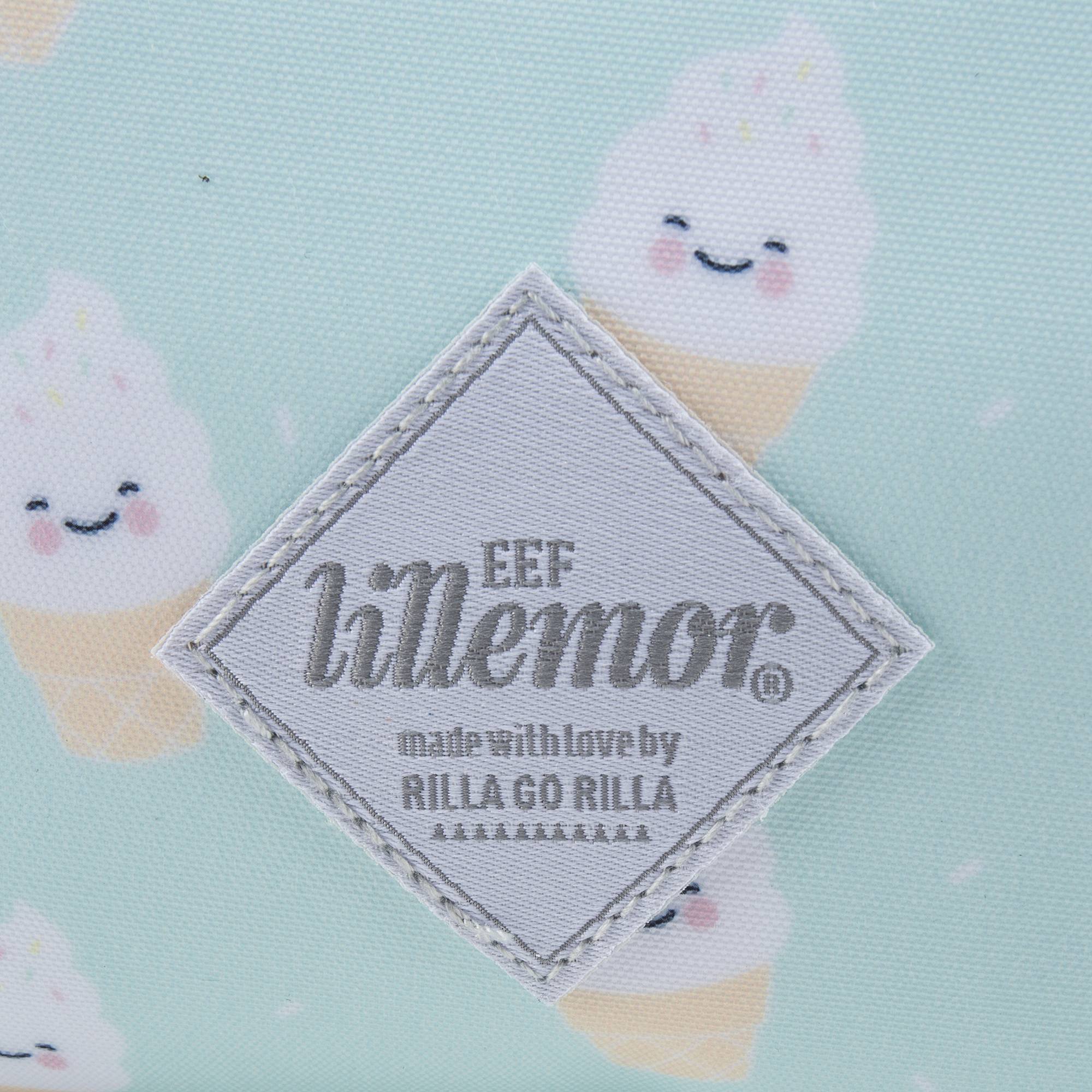 Girls Mint Green Icecream Printed Pencil Pouch（21 x 11cm）
