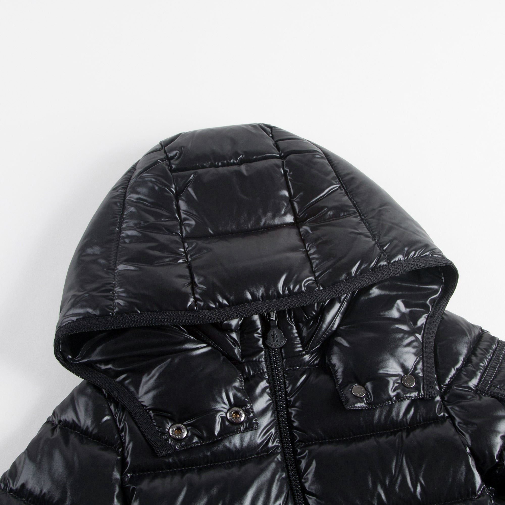 Girls Black "Moka" Down Padded Coat
