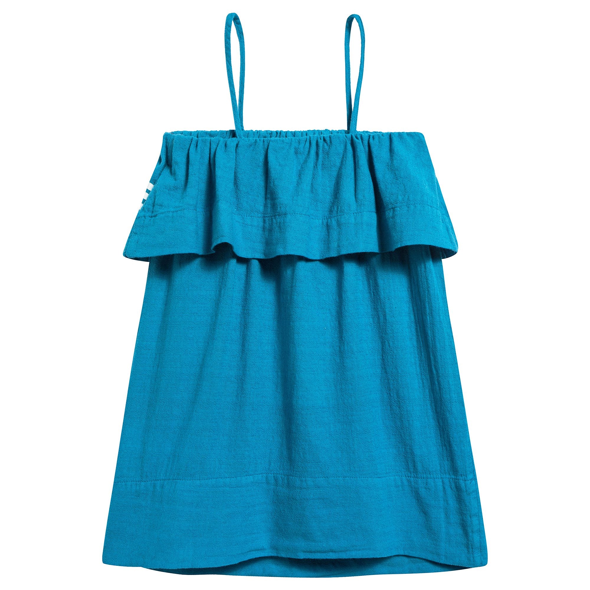 Girls Blue  Animals Cotton Dress