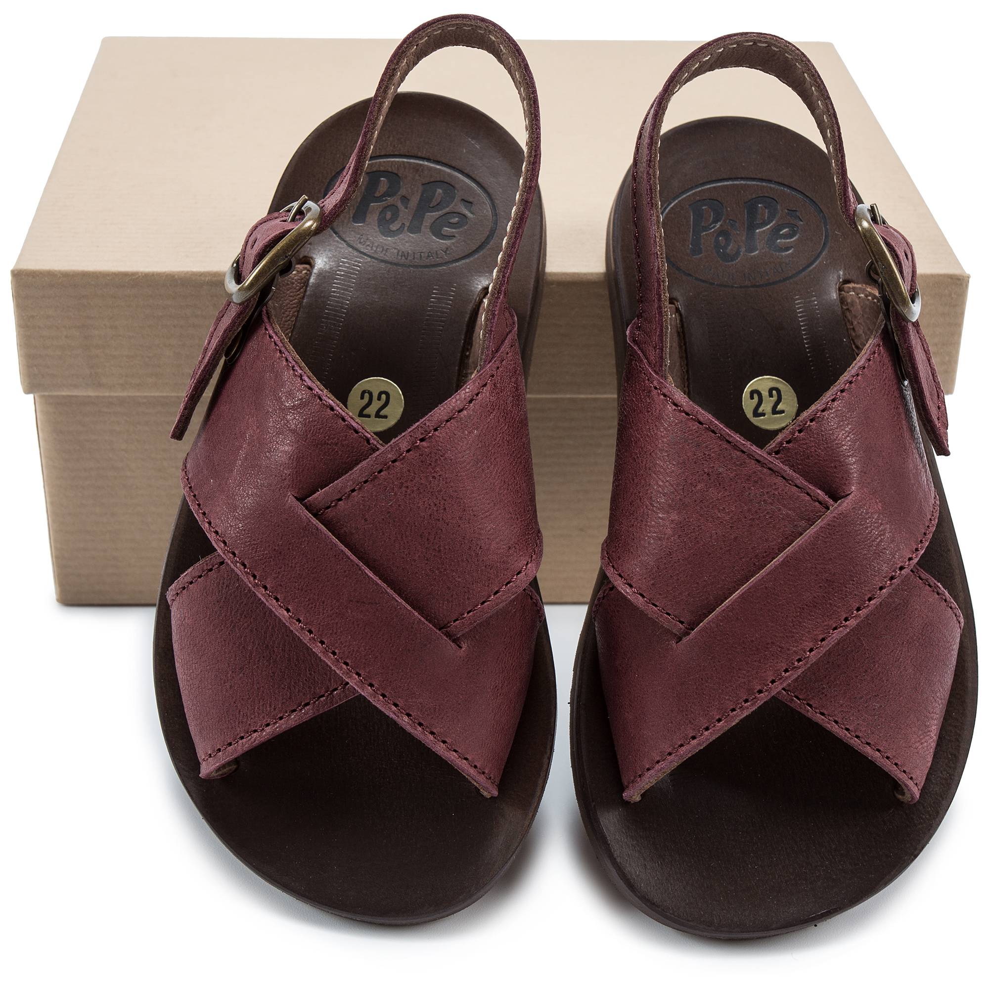 Baby Boys Dark Brown Sandals