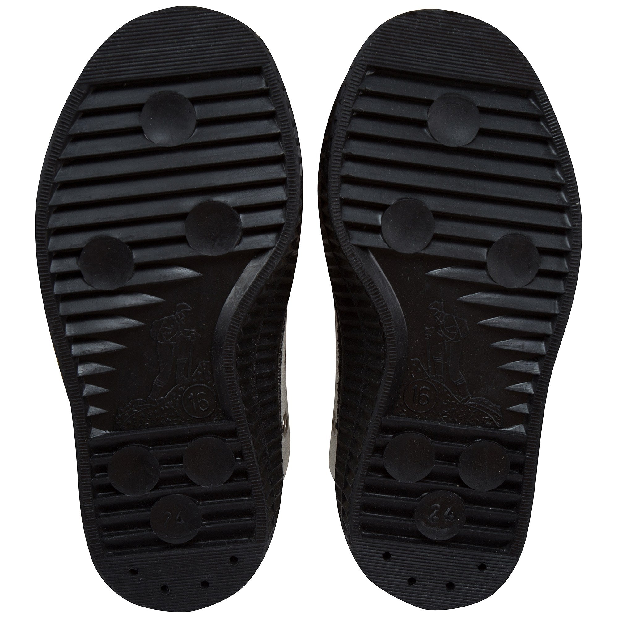 Boys White Black Velcro Shoes
