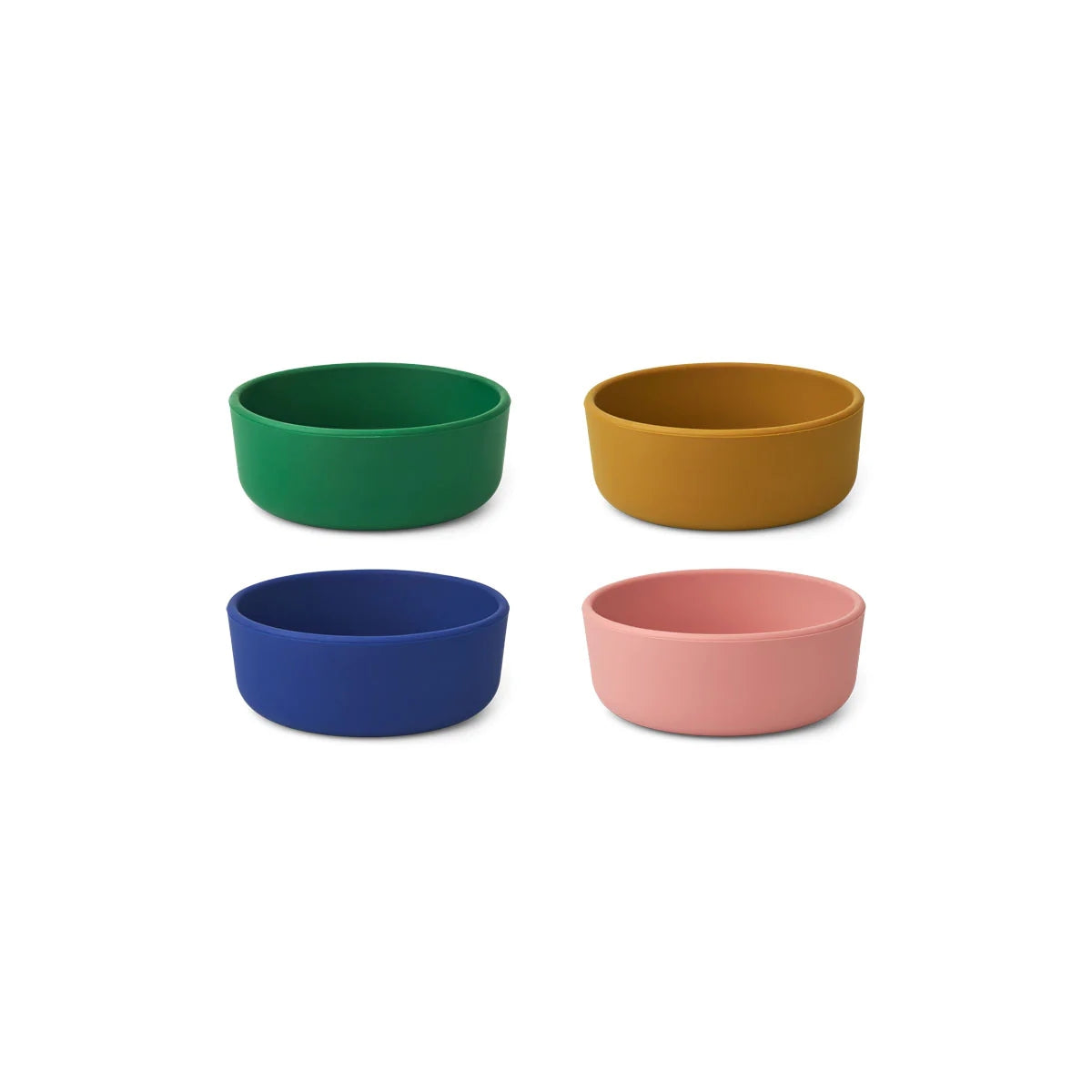 Multicolor Silicone Bowels (4 Pack)