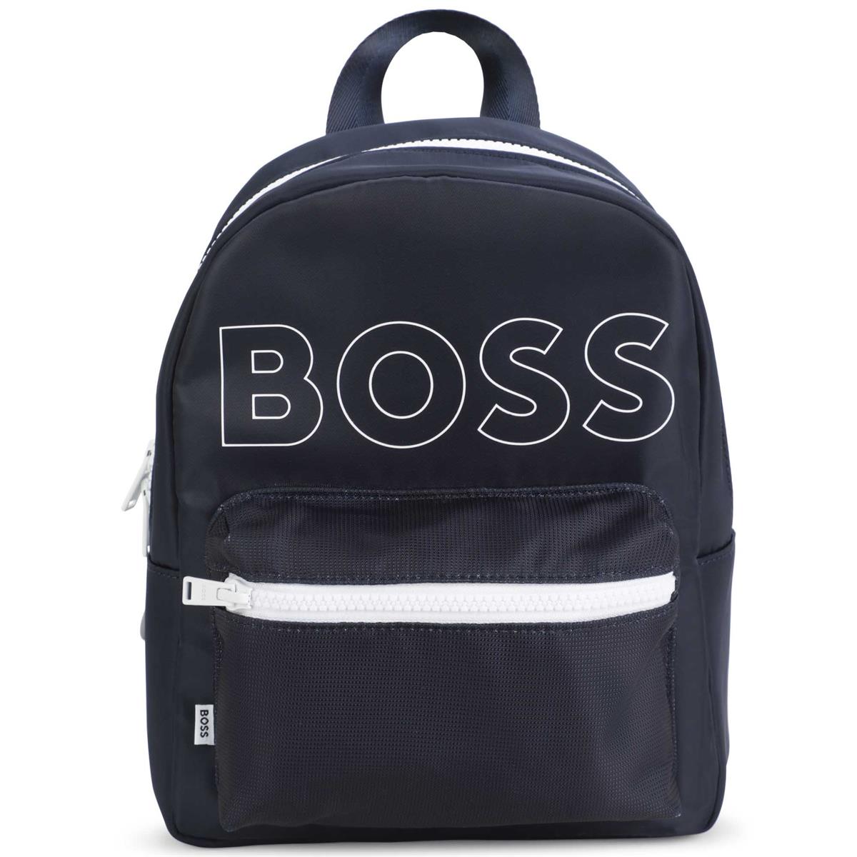 Boys & Girls Navy Logo Backpack