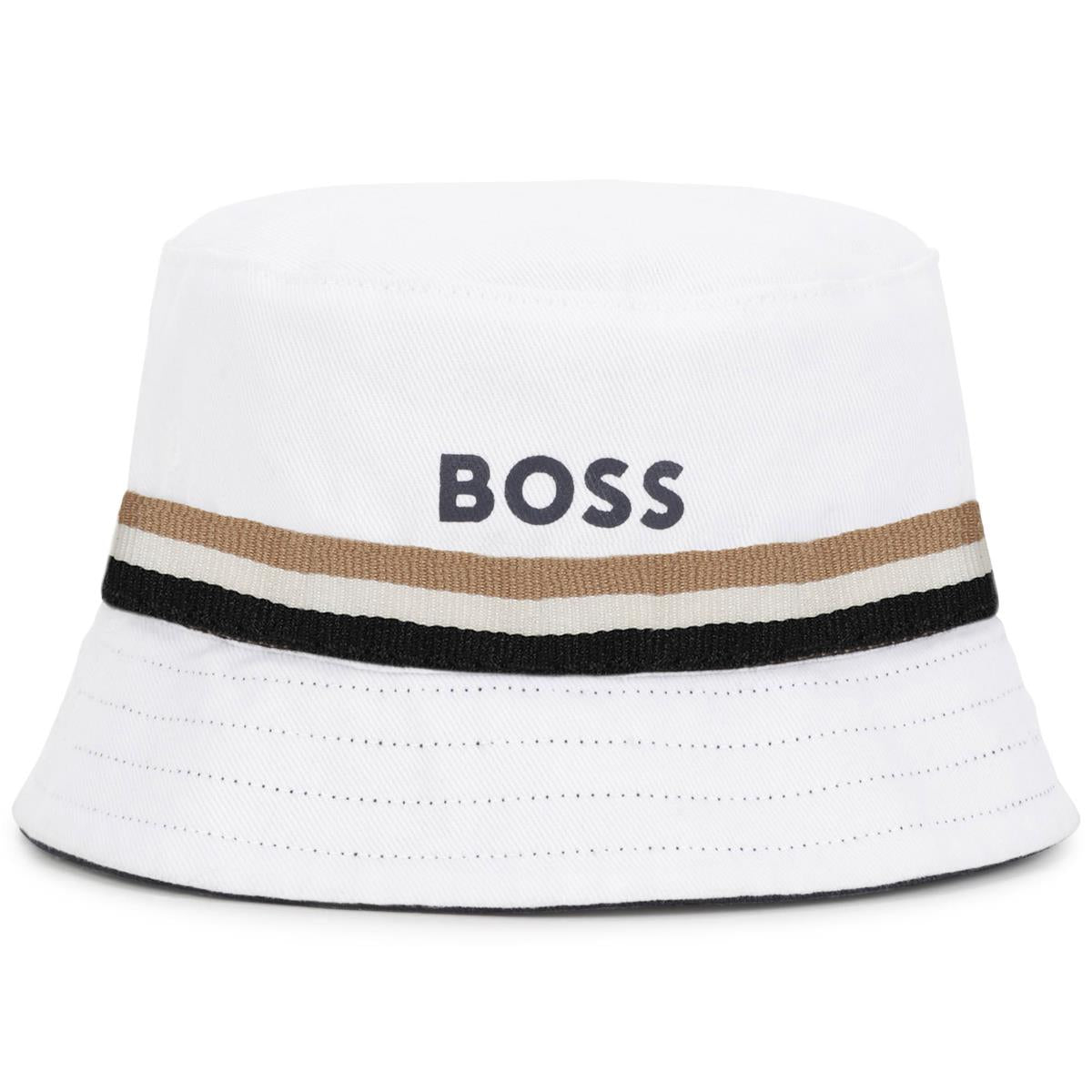 Baby Boys Navy Logo Hat