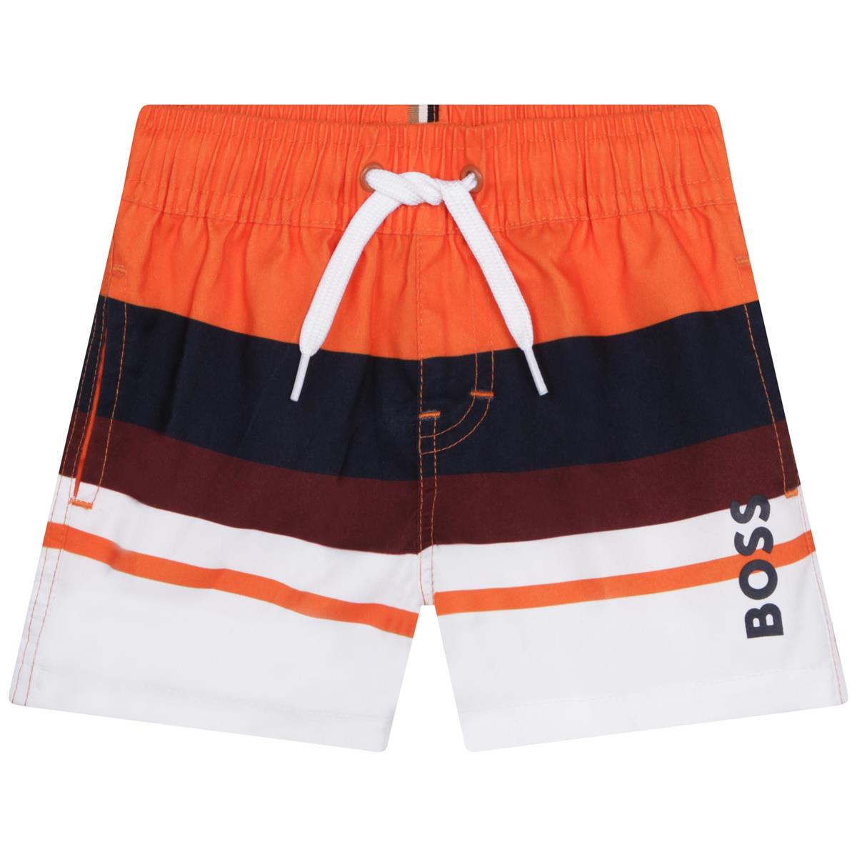 Baby Boys Orange Swim Shorts