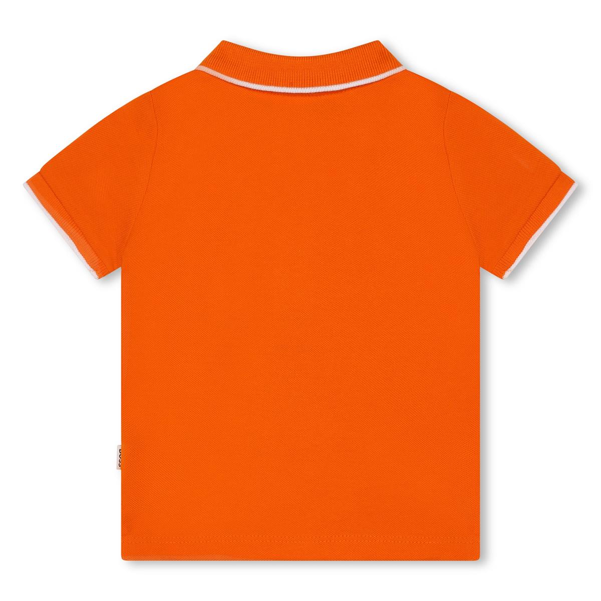 Baby Boys Orange Polo Shirt